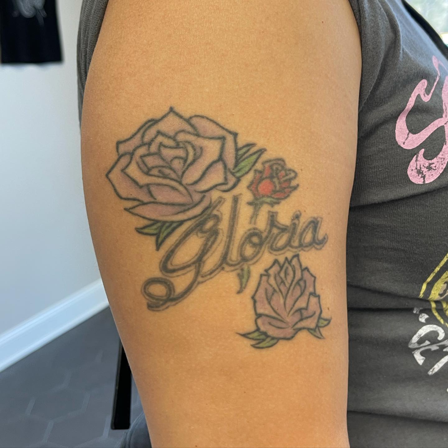 Tattoo by @bigreggtattoos — black_and_grey