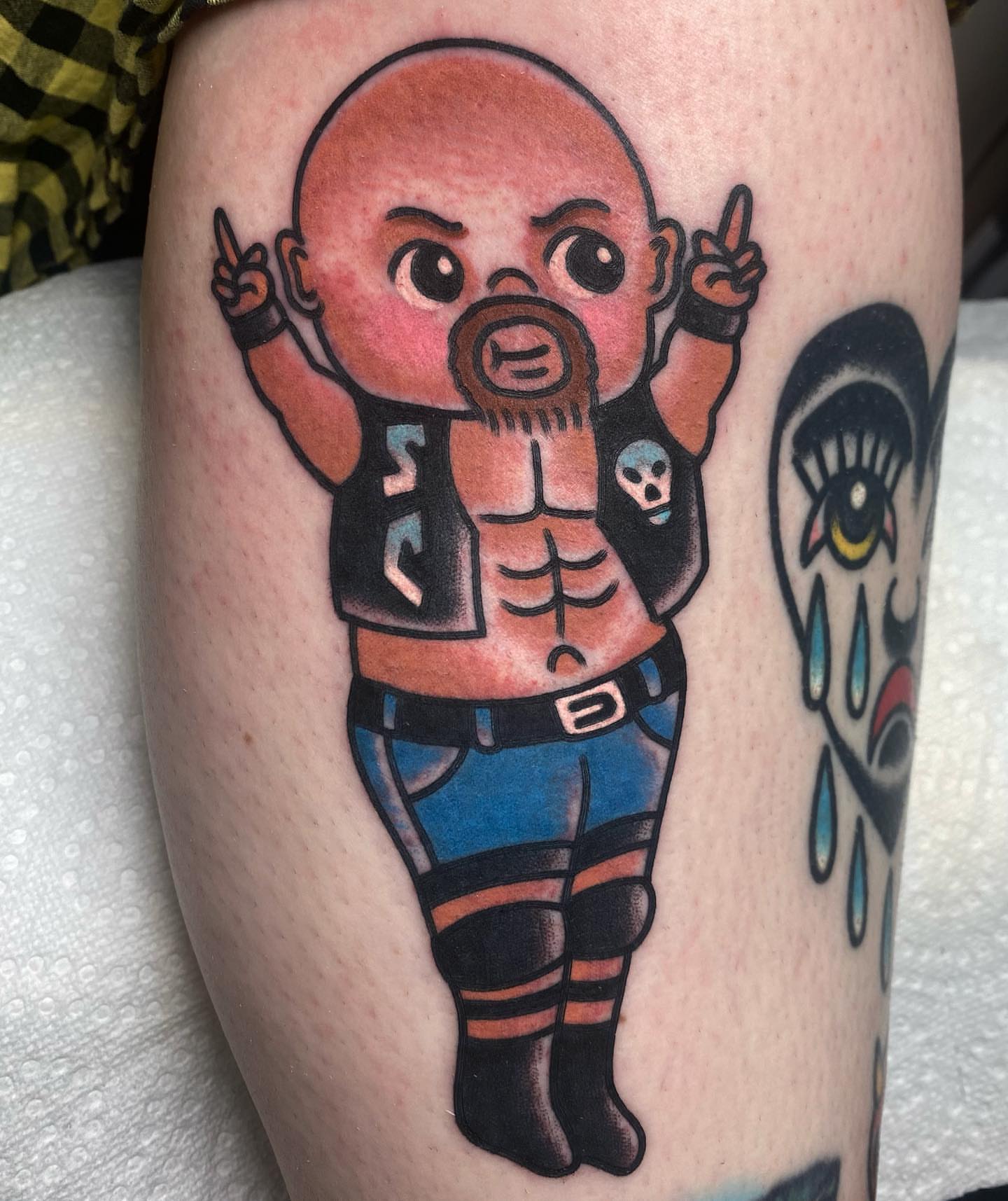 Tattoo by @eptattoo โ american_traditional, dotwork