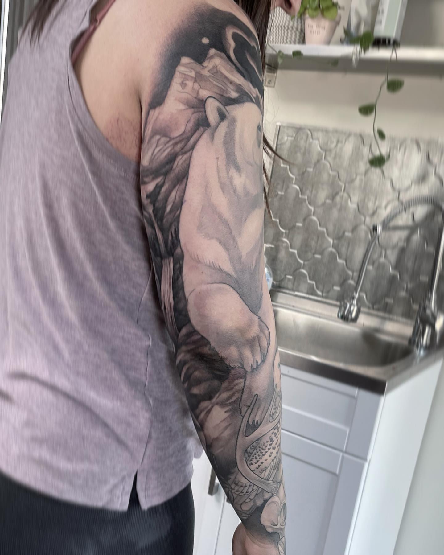 Tattoo by @missautumndancer — realism, black_and_grey