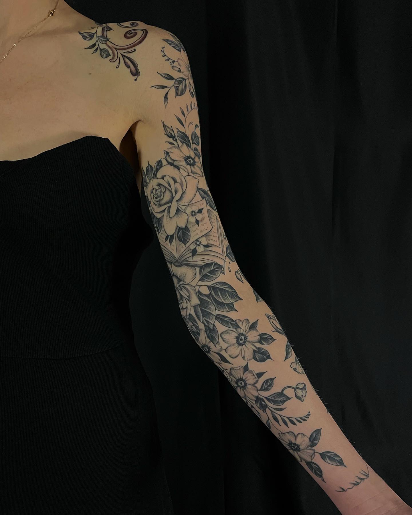 Tattoo by @baronvonphil — black_and_grey
