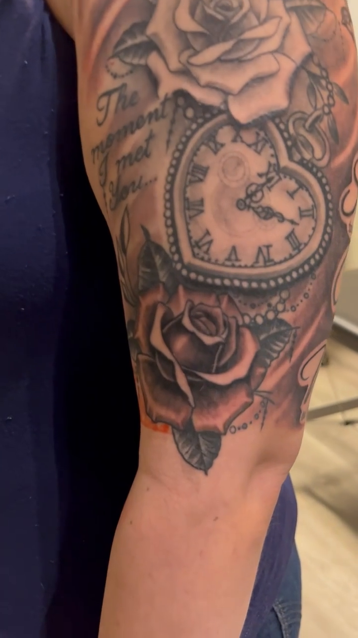 Tattoo by @tattoosbyxavier — black_and_grey, realism