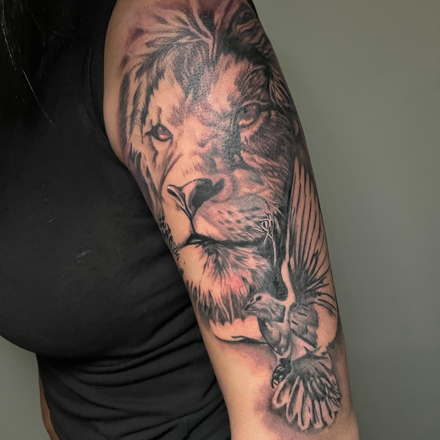 Tattoo by @inkmeupt — realism, black_and_grey