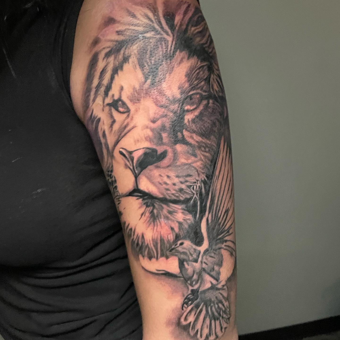 Tattoo by @inkmeupt — realism, black_and_grey