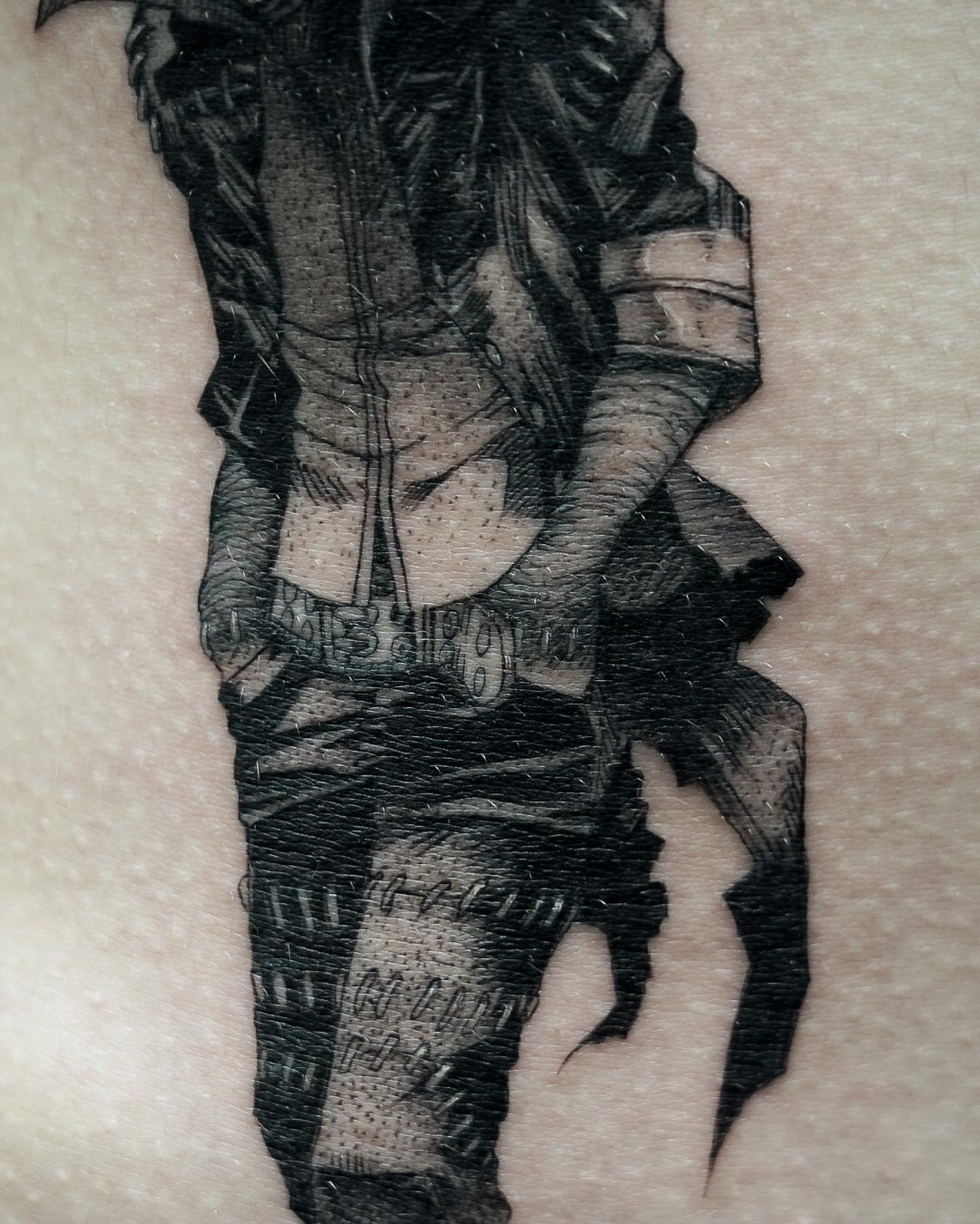 Tattoo by @chrisjtattoo — black_and_grey