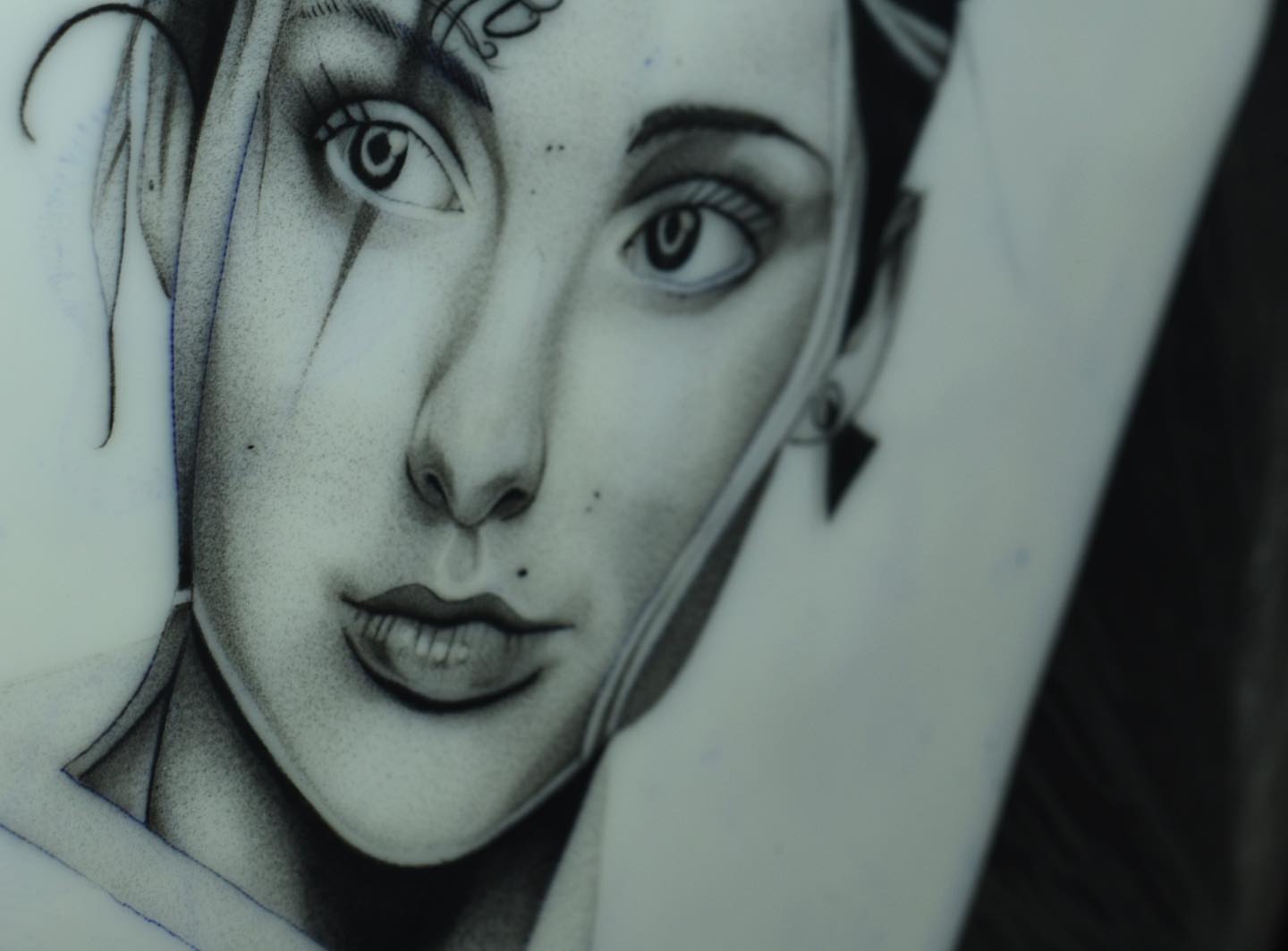 Portrait realism tattoo on the forearm by Javier Ramos