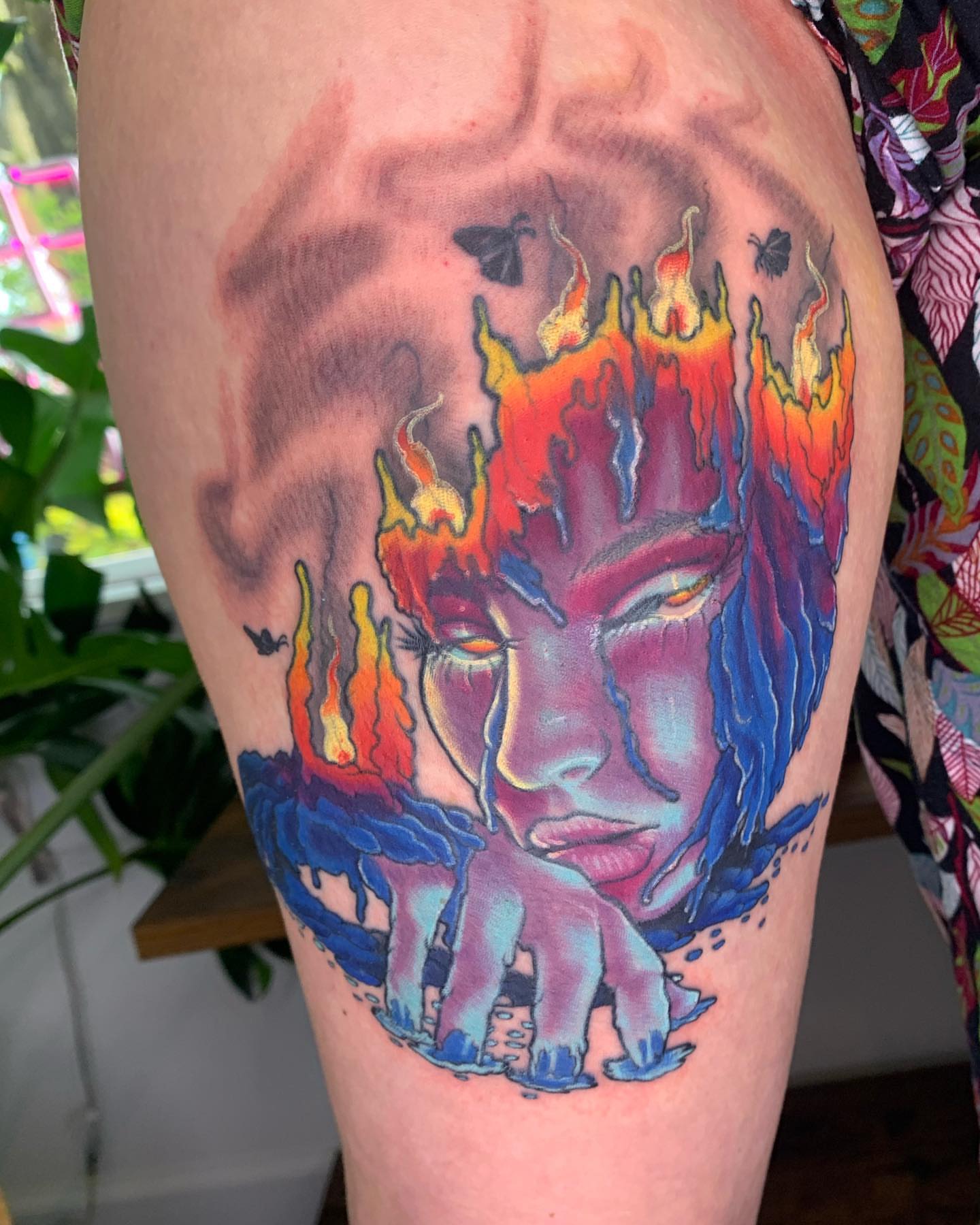 Tattoo by @kaiatattoos — new_school, surrealism