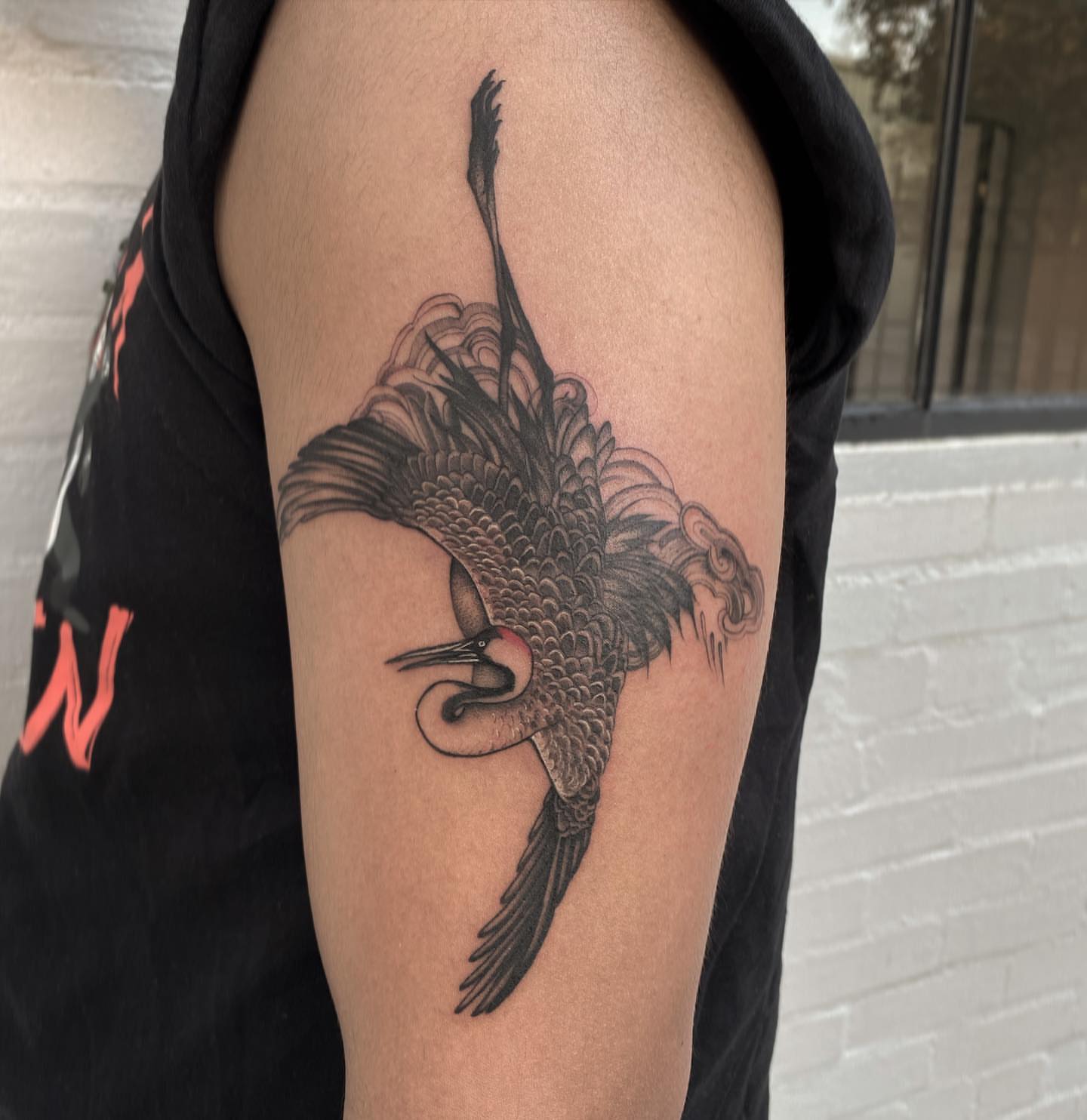 Koi fish realism tattoo on the shoulder by Cindy Xu