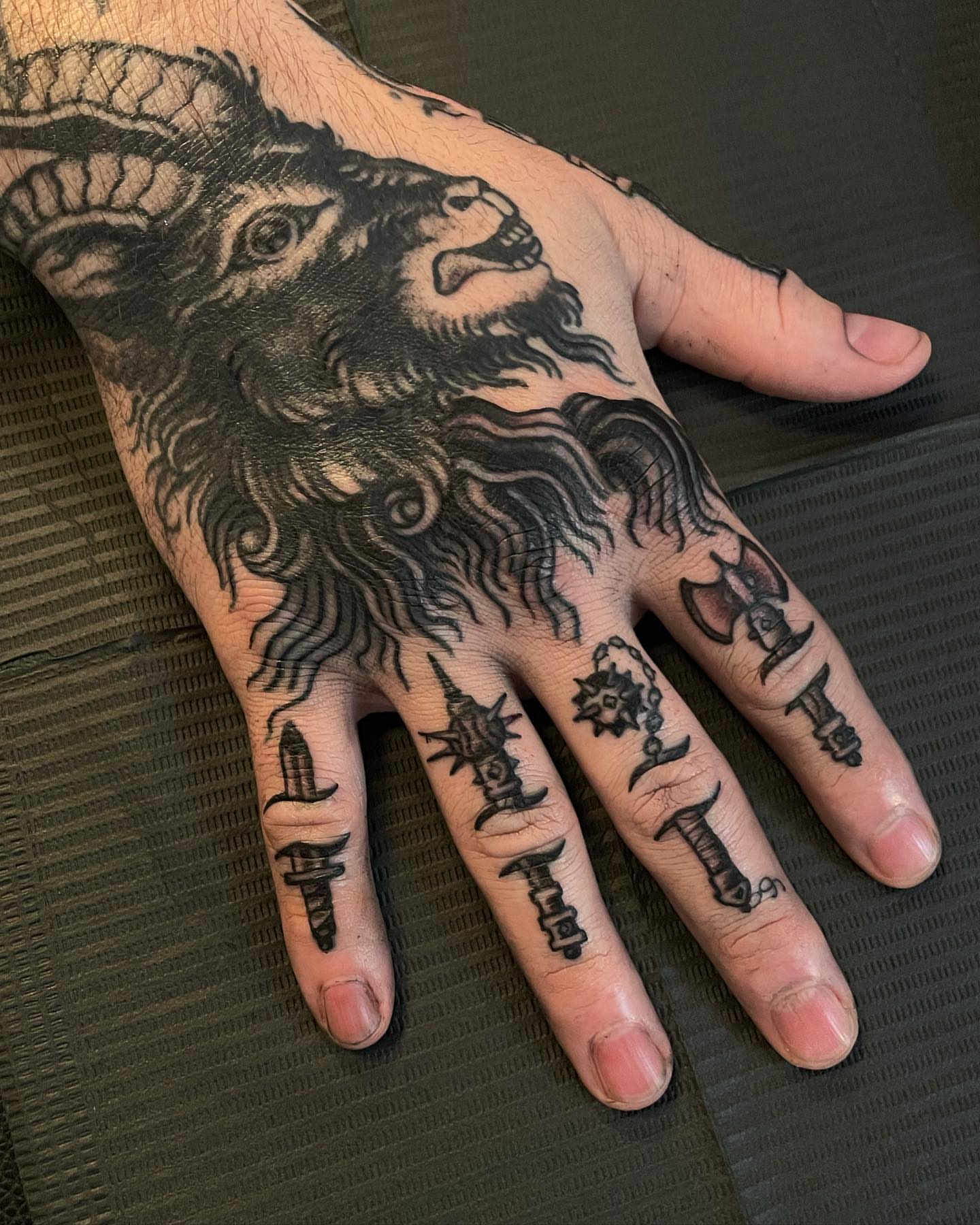 Tattoo by @baronvonphil — black_and_grey, realism