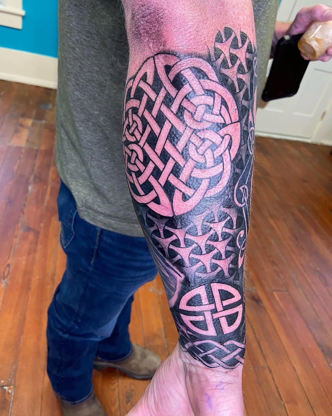 Tattoo by @robertcollinstattoo — geometric, blackwork