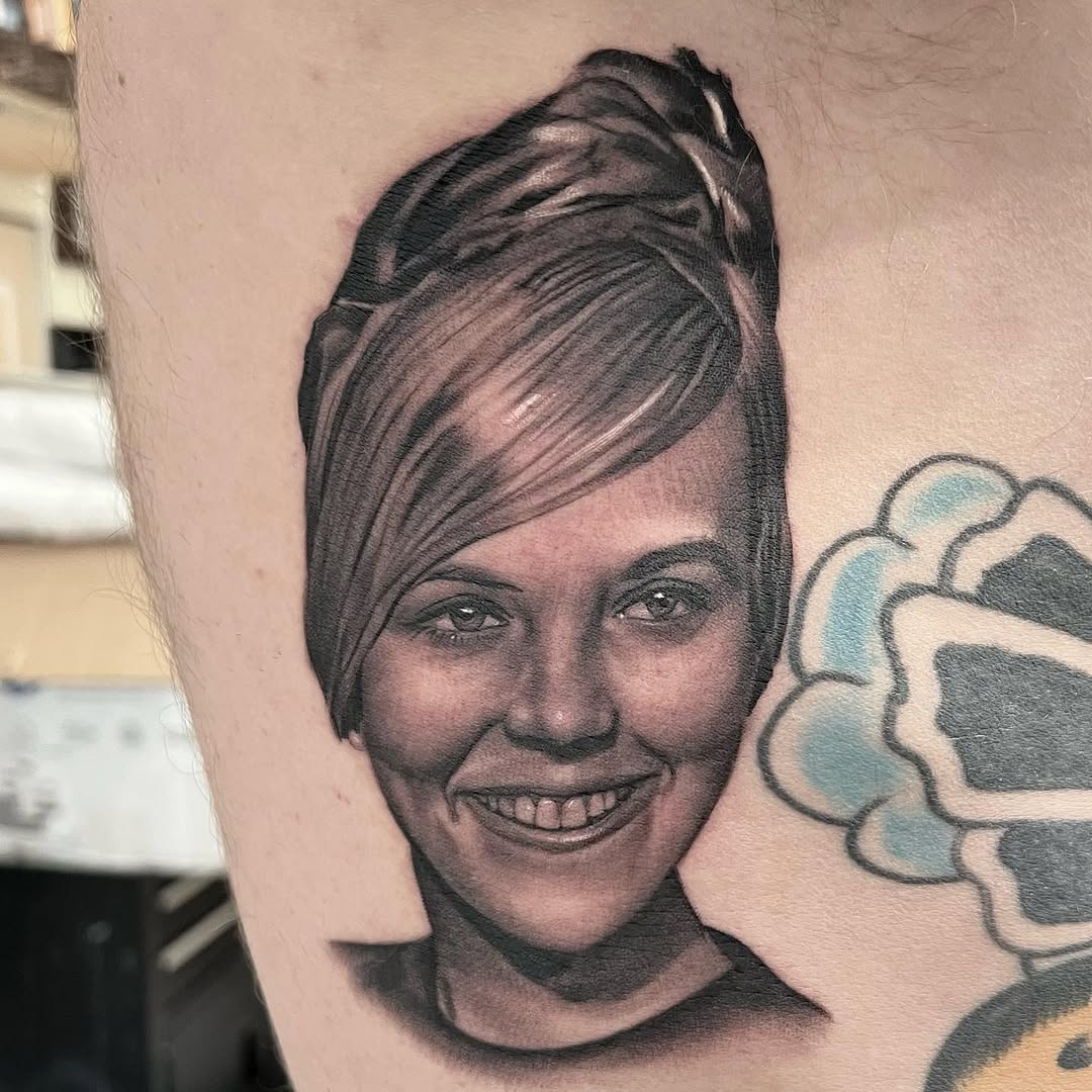 Tattoo by @chrisstuckertattoos — realism, black_and_grey