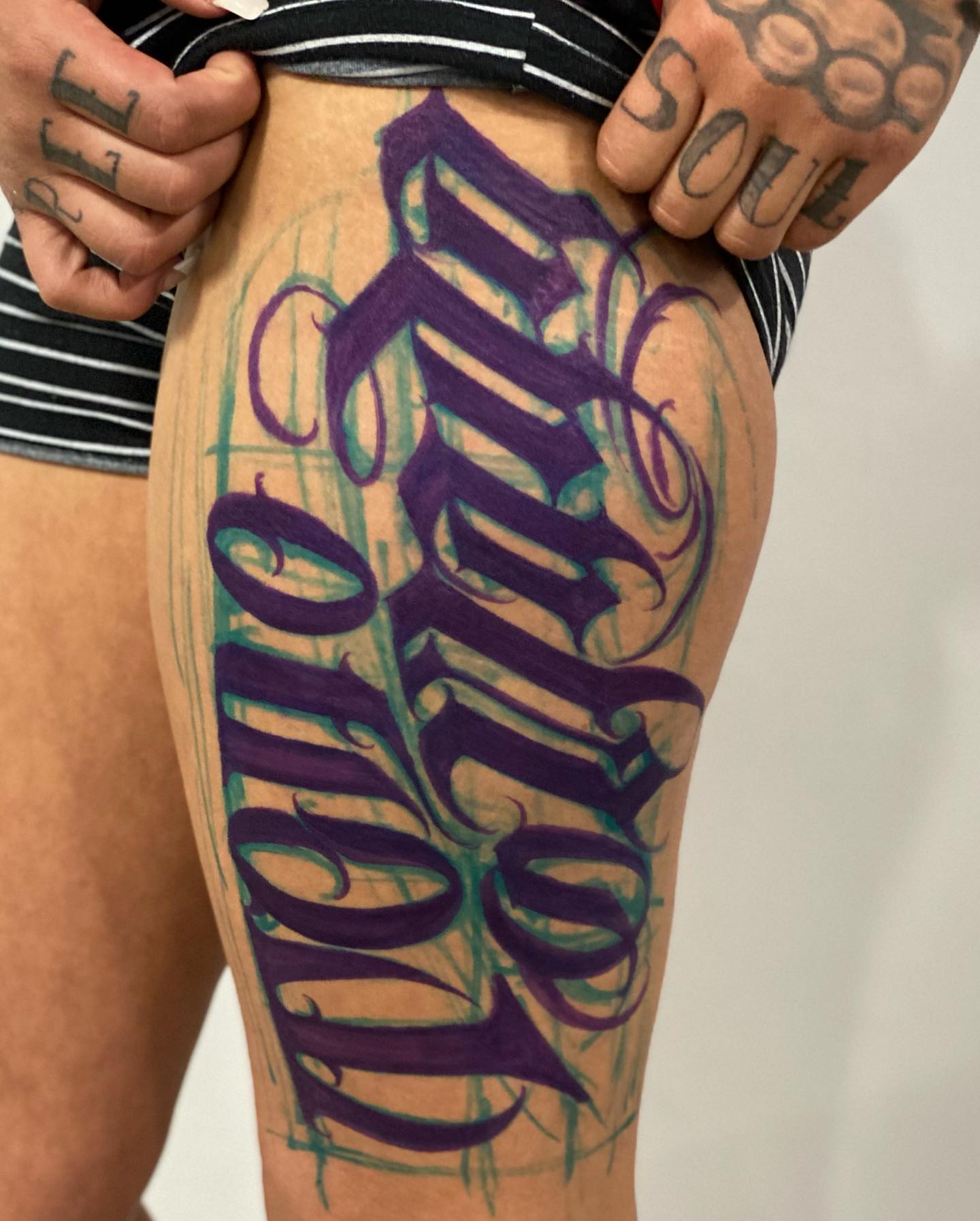 Tattoo by @yackolettersx6 β lettering_script