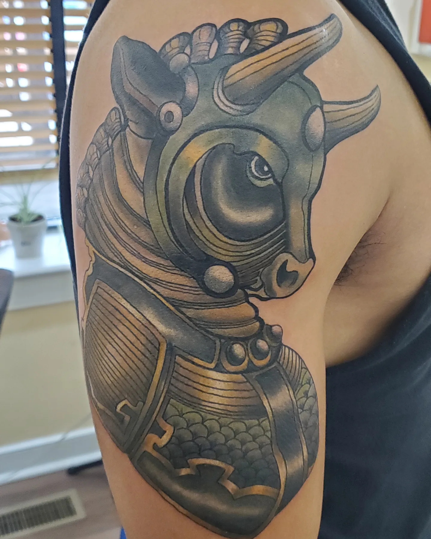 Tattoo by @ginnytattoo — black_and_grey