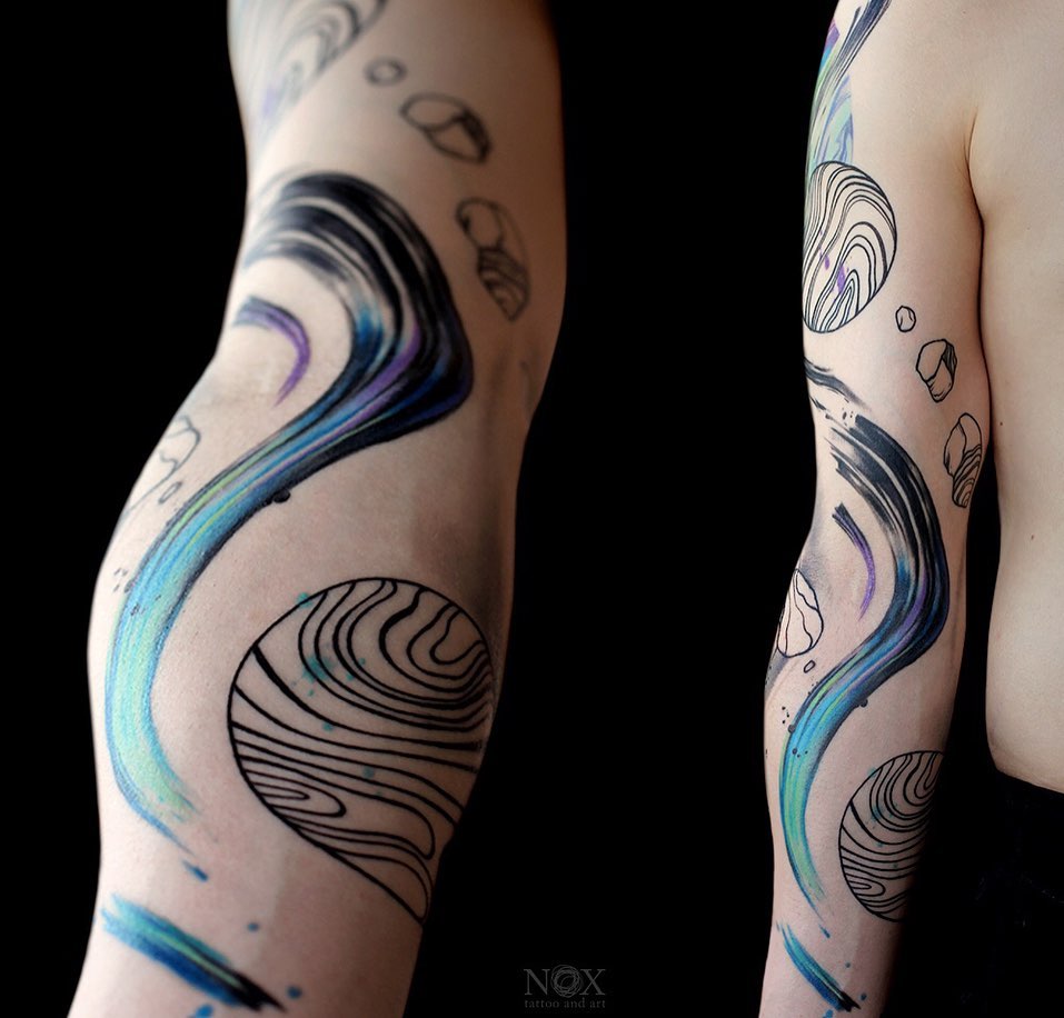 Tattoo by @mattynox — watercolor