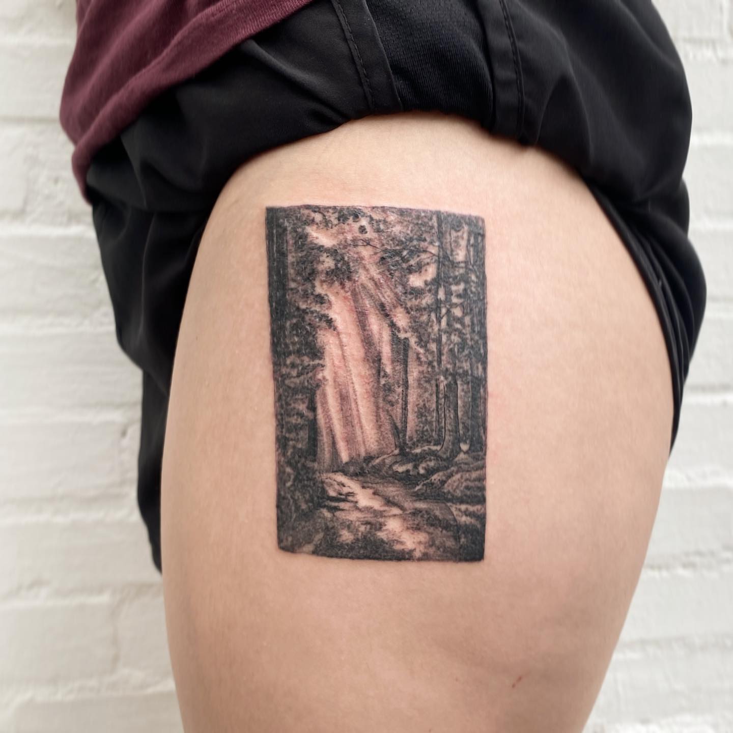 Tattoo by @c.x.dotline — black_and_grey, realism