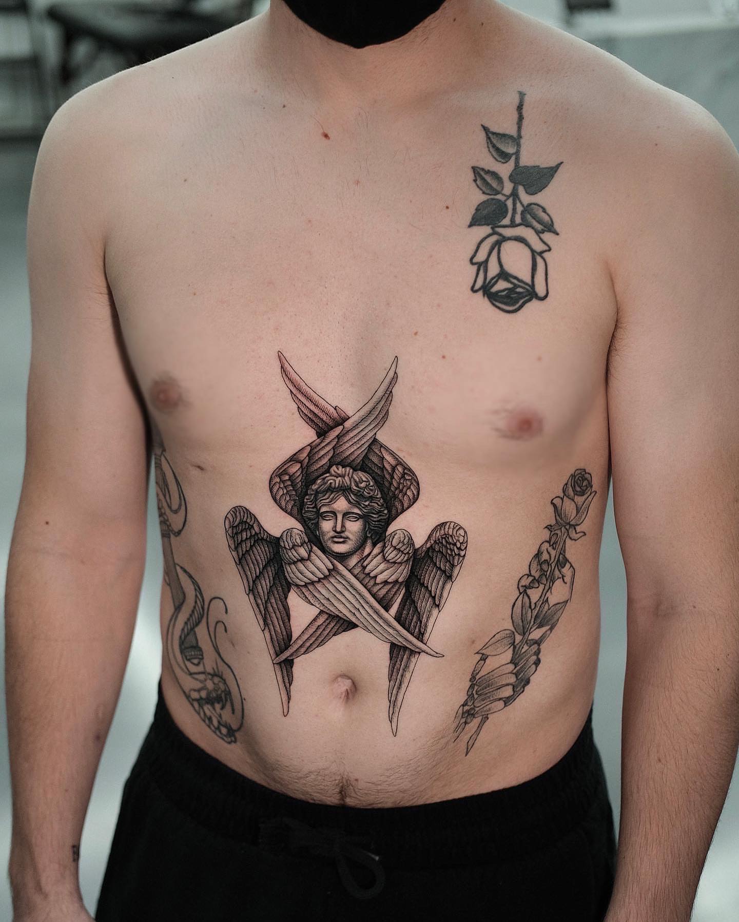 Tattoo by @monkeybob_ttt — neo_traditional, black_and_grey