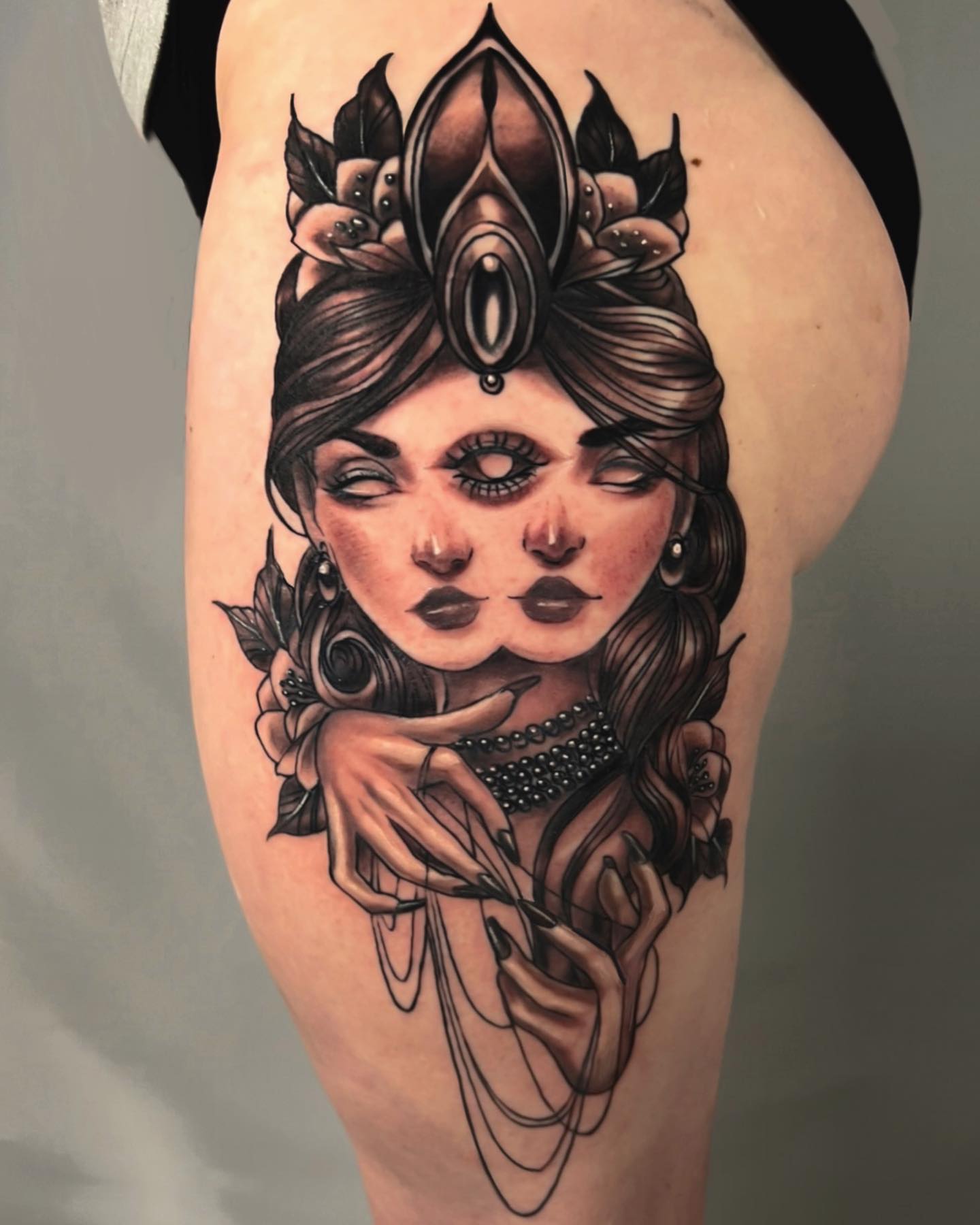 Tattoo by @artofwilso — black_and_grey, realism