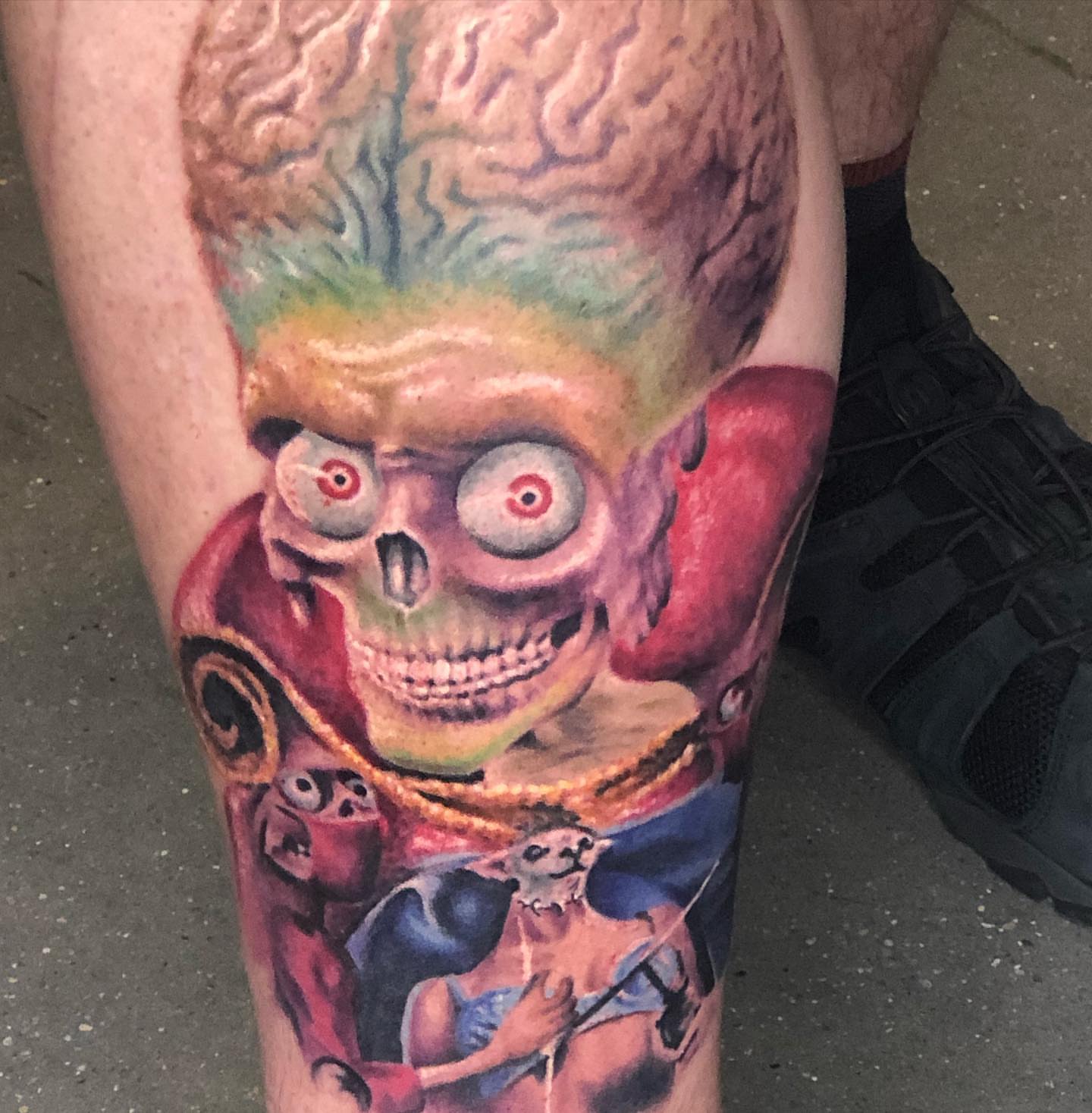 Tattoo by @davehandlebarclarke — realism, surrealism