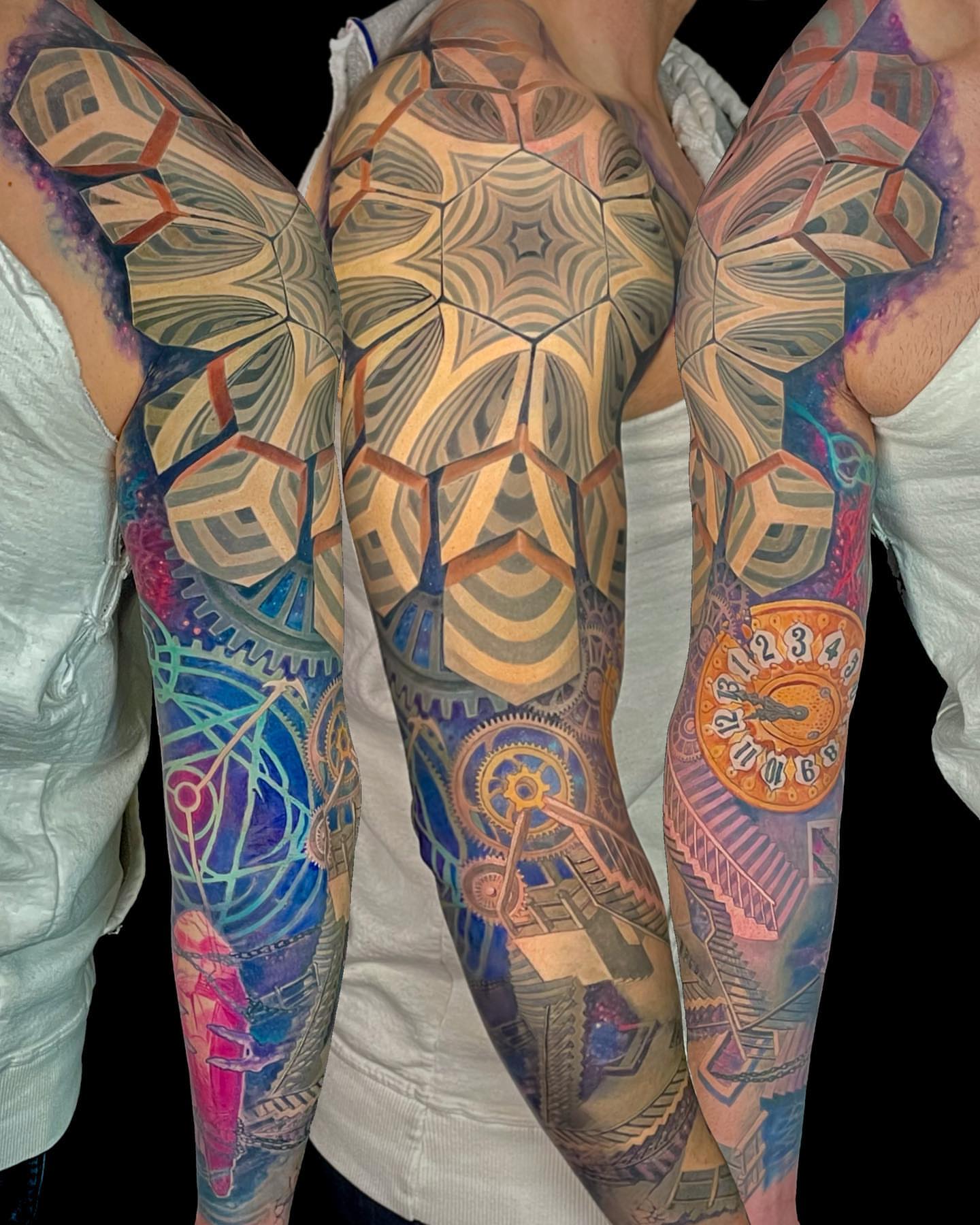 Tattoo by @dominicktattoo — geometric