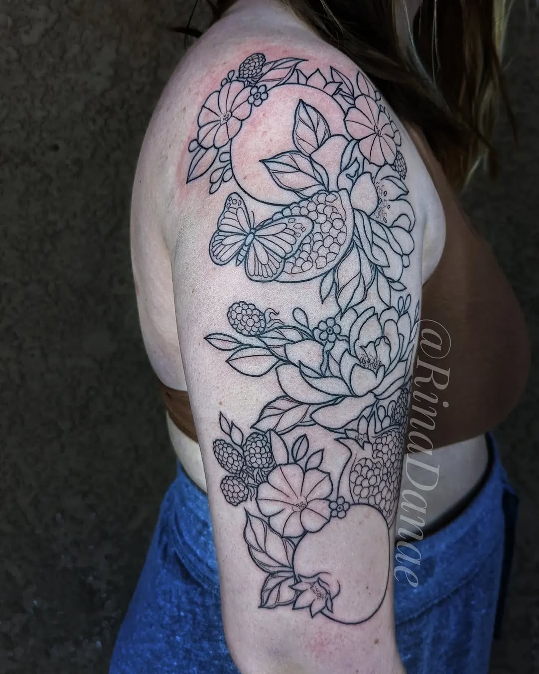Tattoo by @rinadanae_tattoos — fine_line, illustrative