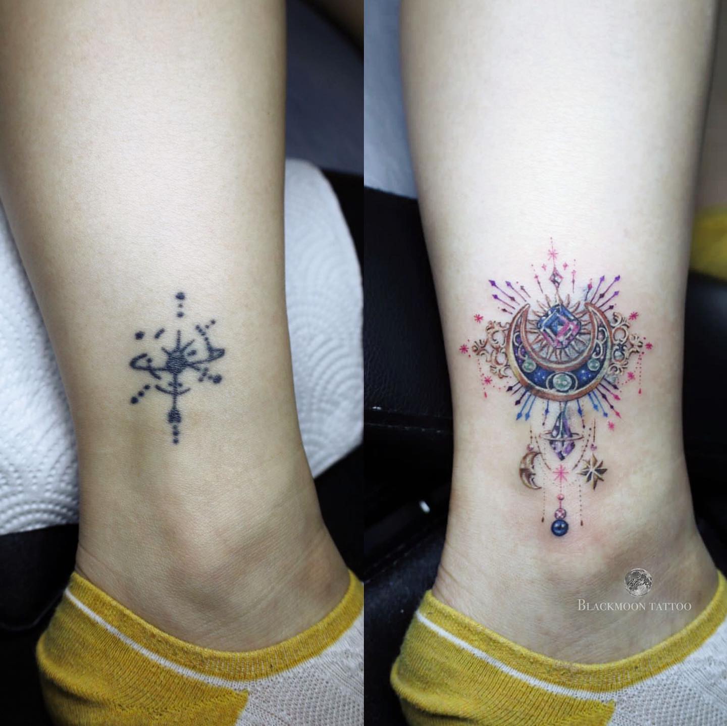 Tattoo by @northisleink_hk — dotwork, geometric