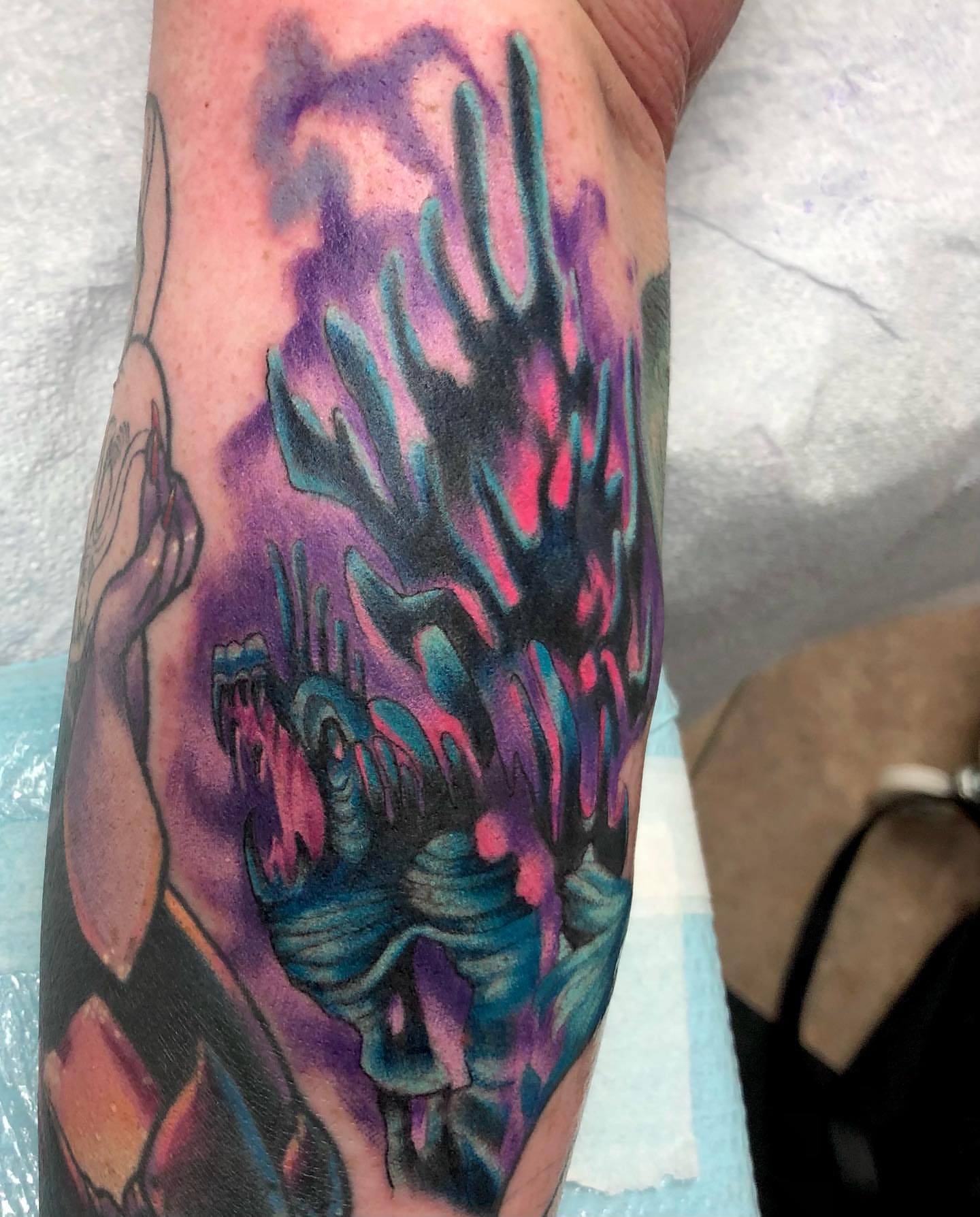 Tattoo by @iamcanada — new_school, watercolor