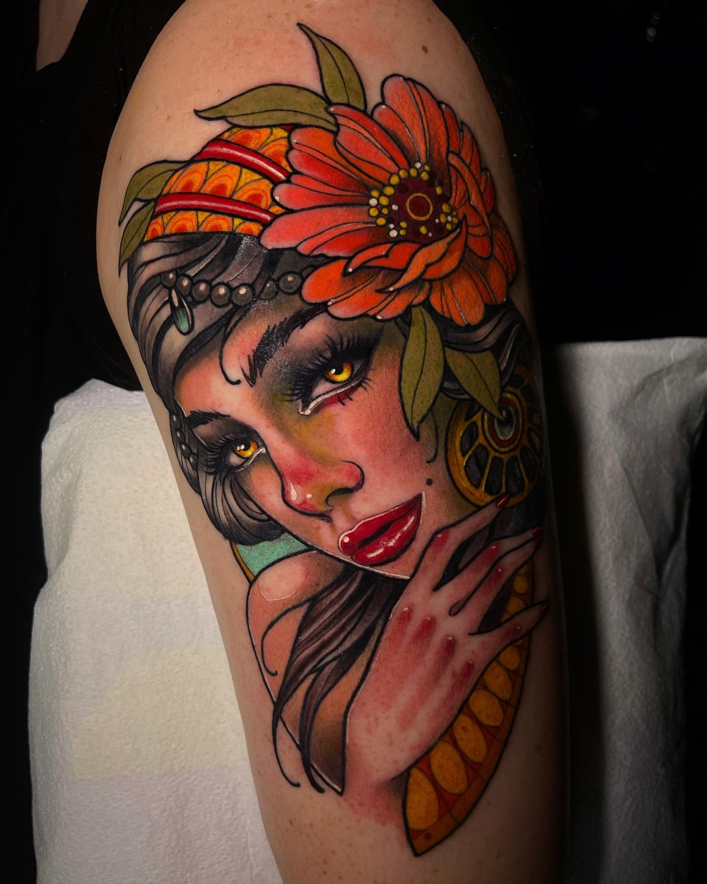 Tattoo by @jessewilliamstattoo — american_traditional, realism