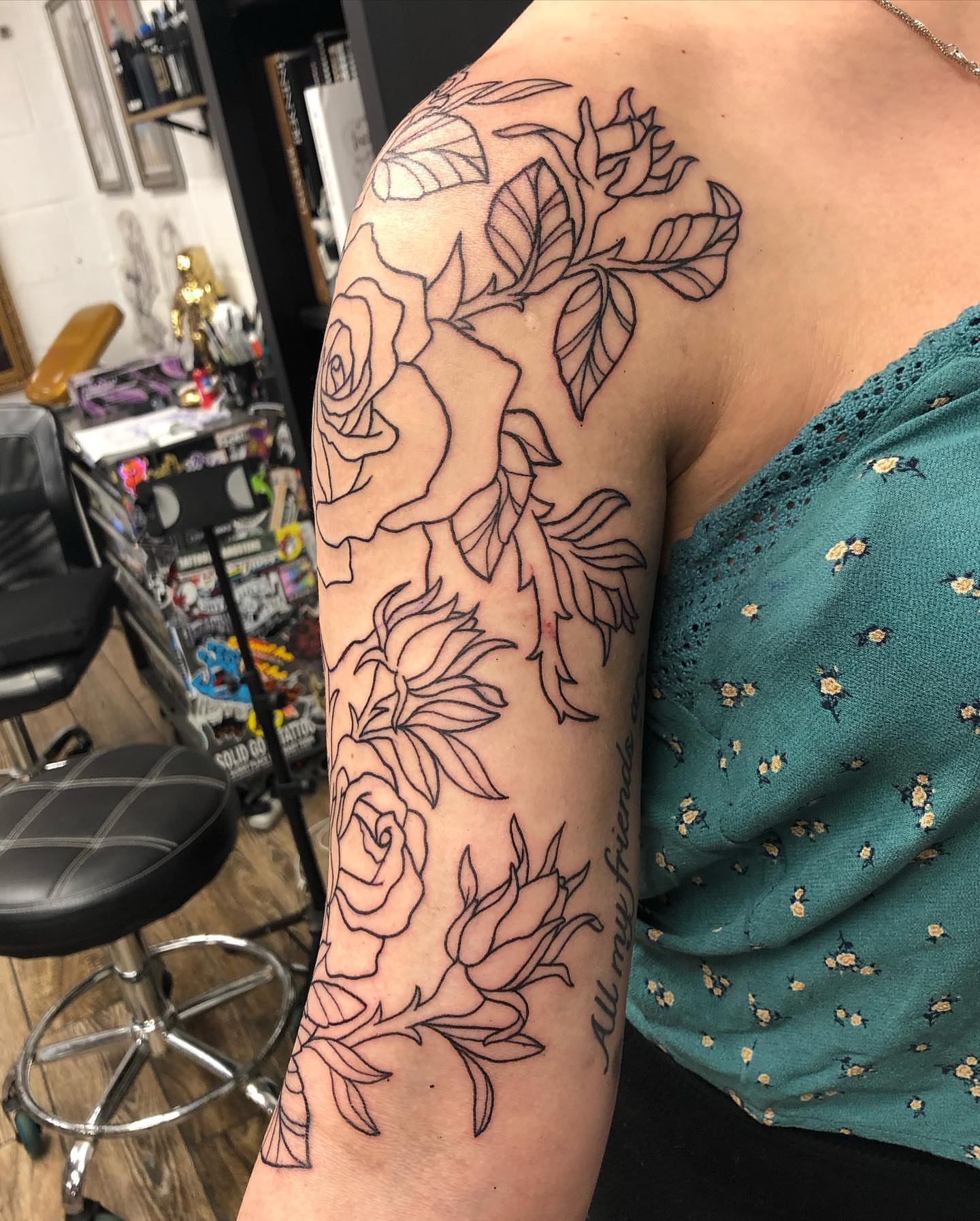 Tattoo by @tattooedbyrose — black_and_grey