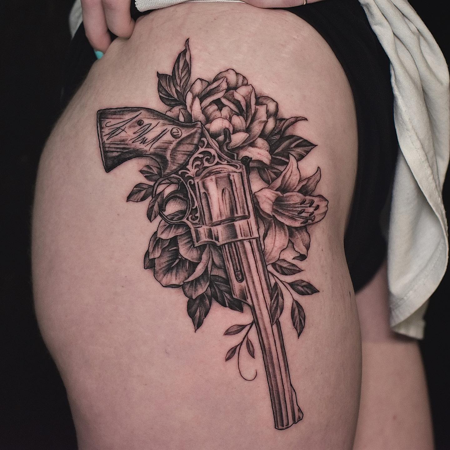Tattoo by @dan_logan_tattoo — black_and_grey, realism