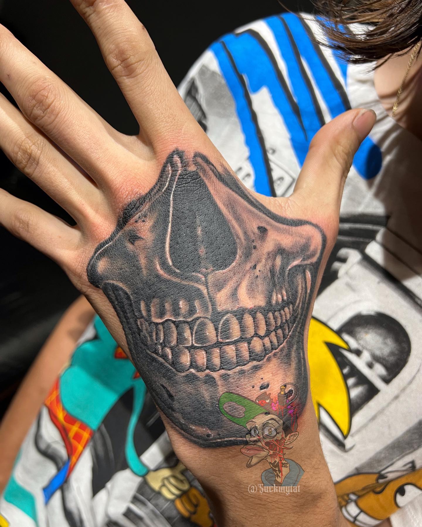 Tattoo by @suckmytat — realism, dark_realism