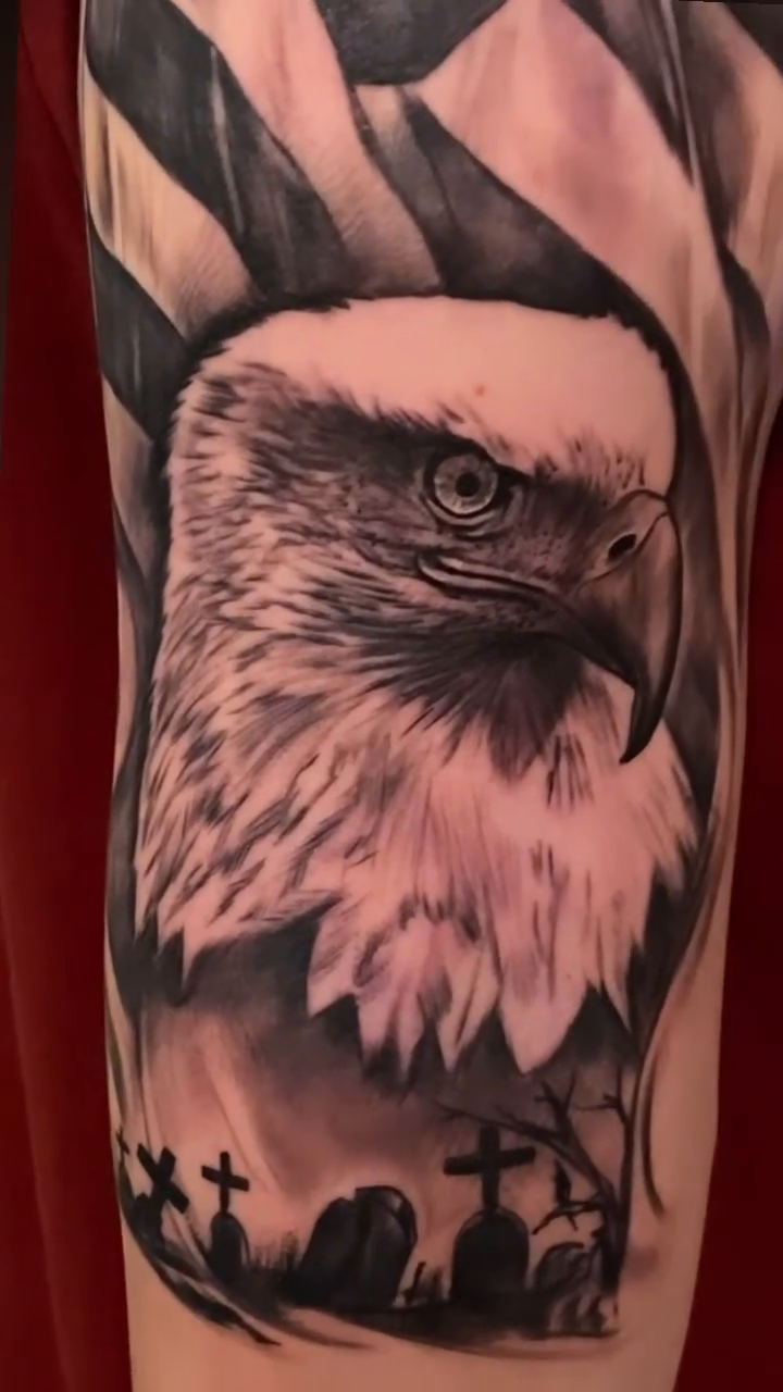 Tattoo by @breynertattoos — realism, black_and_grey