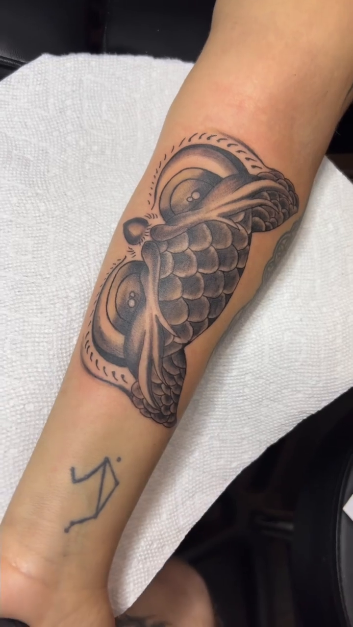 Tattoo by @_dannytats — black_and_grey, realism
