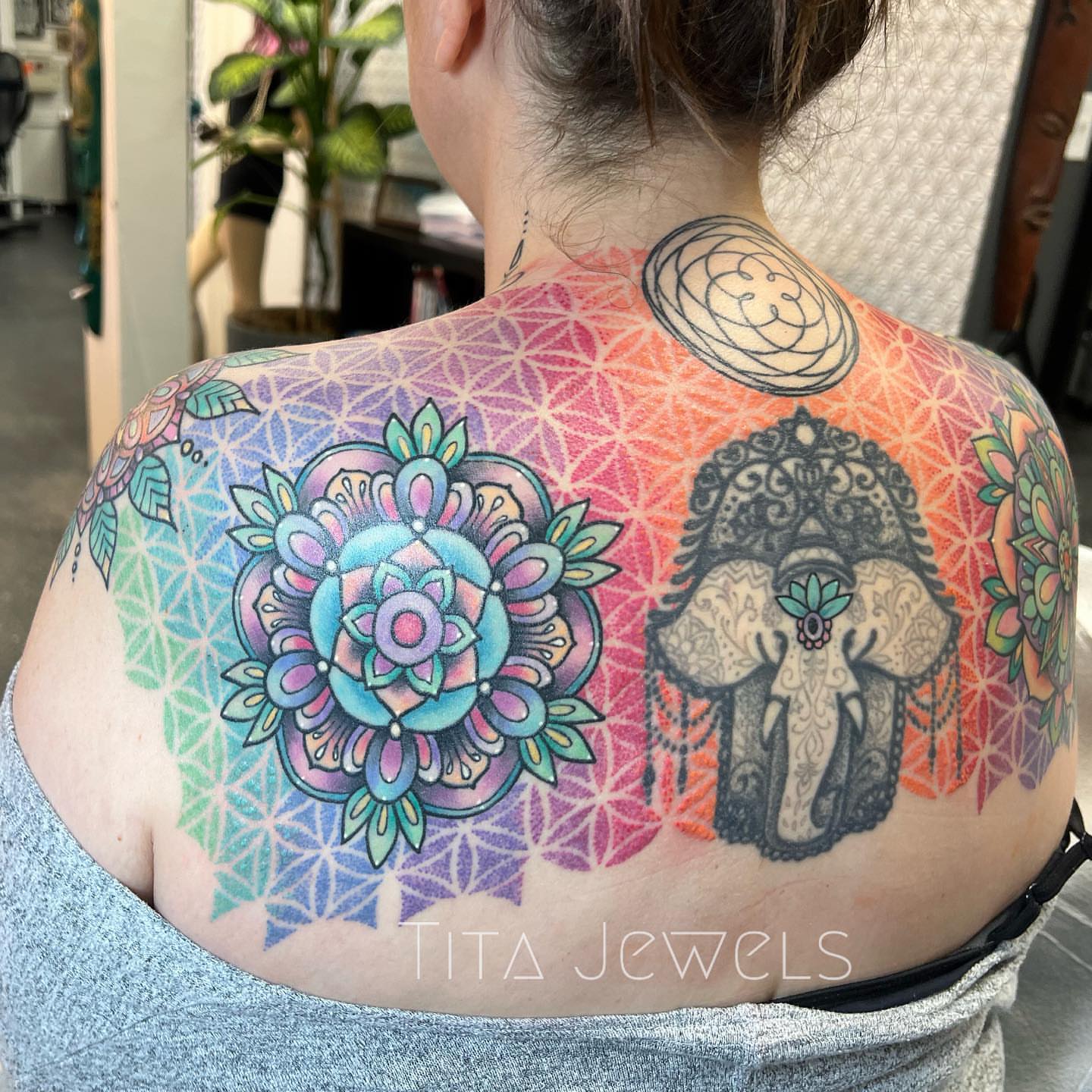 Tattoo by @titajewelstattoo — geometric, ornamental