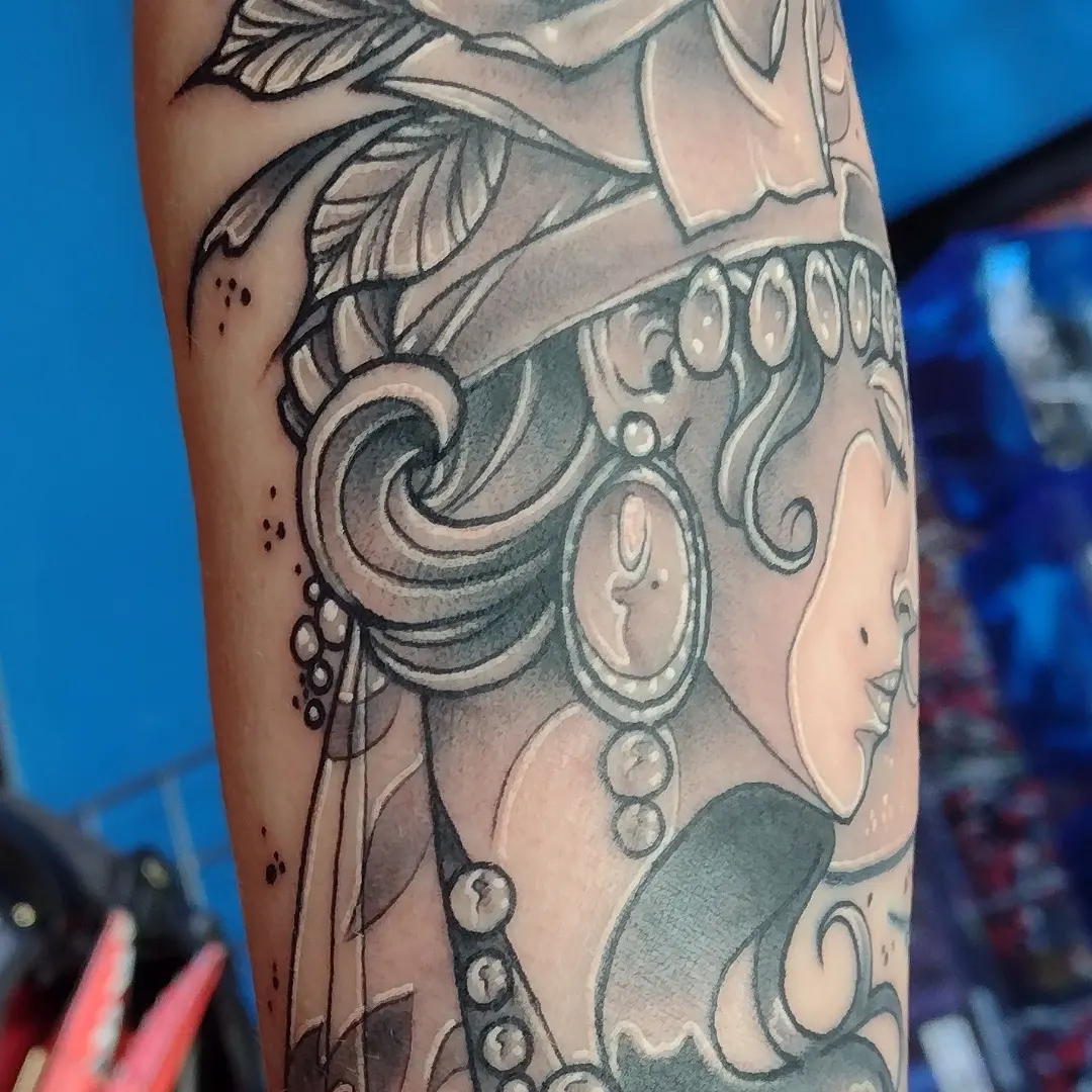 Tattoo by @thor.hughes.355 — black_and_grey