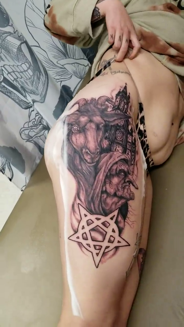 Tattoo by @lucast48 — dark_realism, blackwork