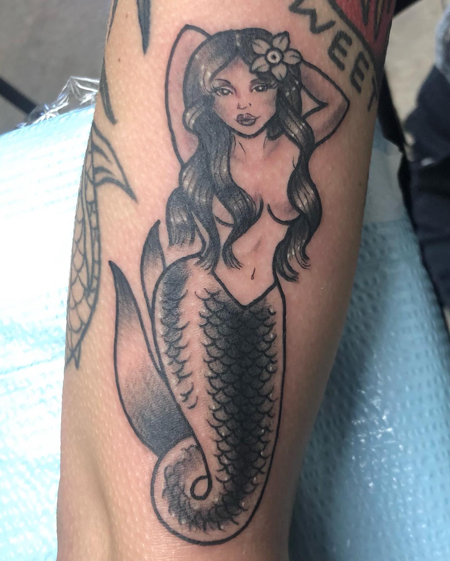 Tattoo by @iamcanada — black_and_grey