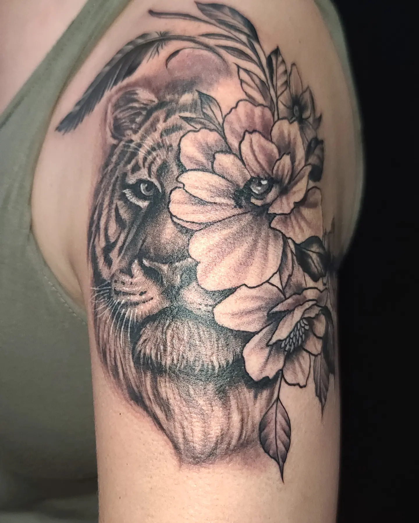 Tattoo by @fromthefiretattoo605 — realism, dotwork