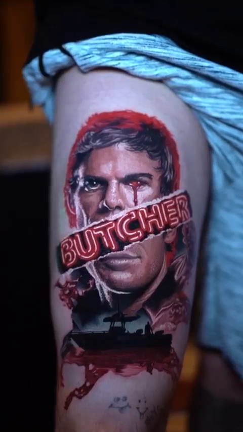 Tattoo by @iamshultz — realism, trash_polka