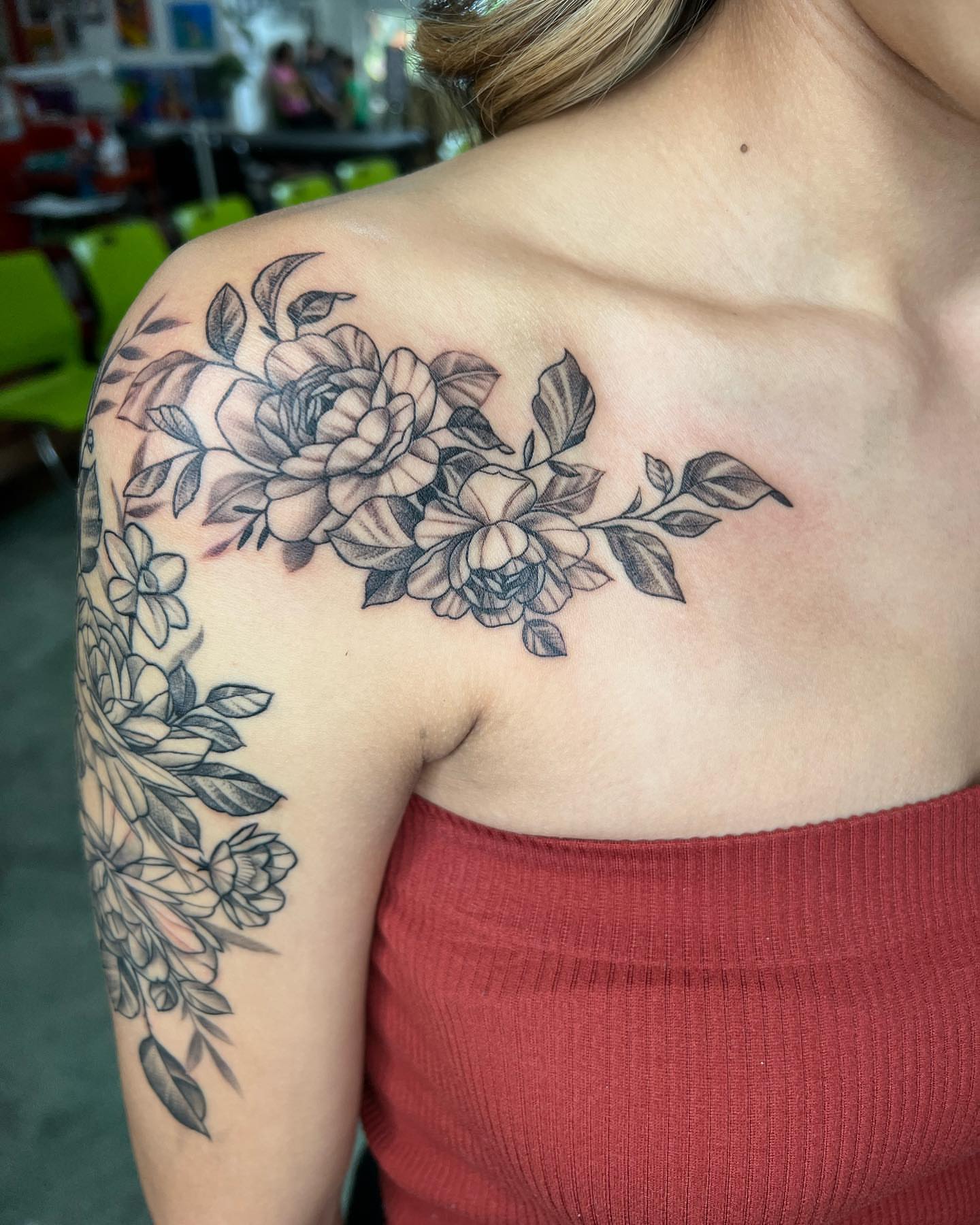 Tattoo by @chino_inks — black_and_grey