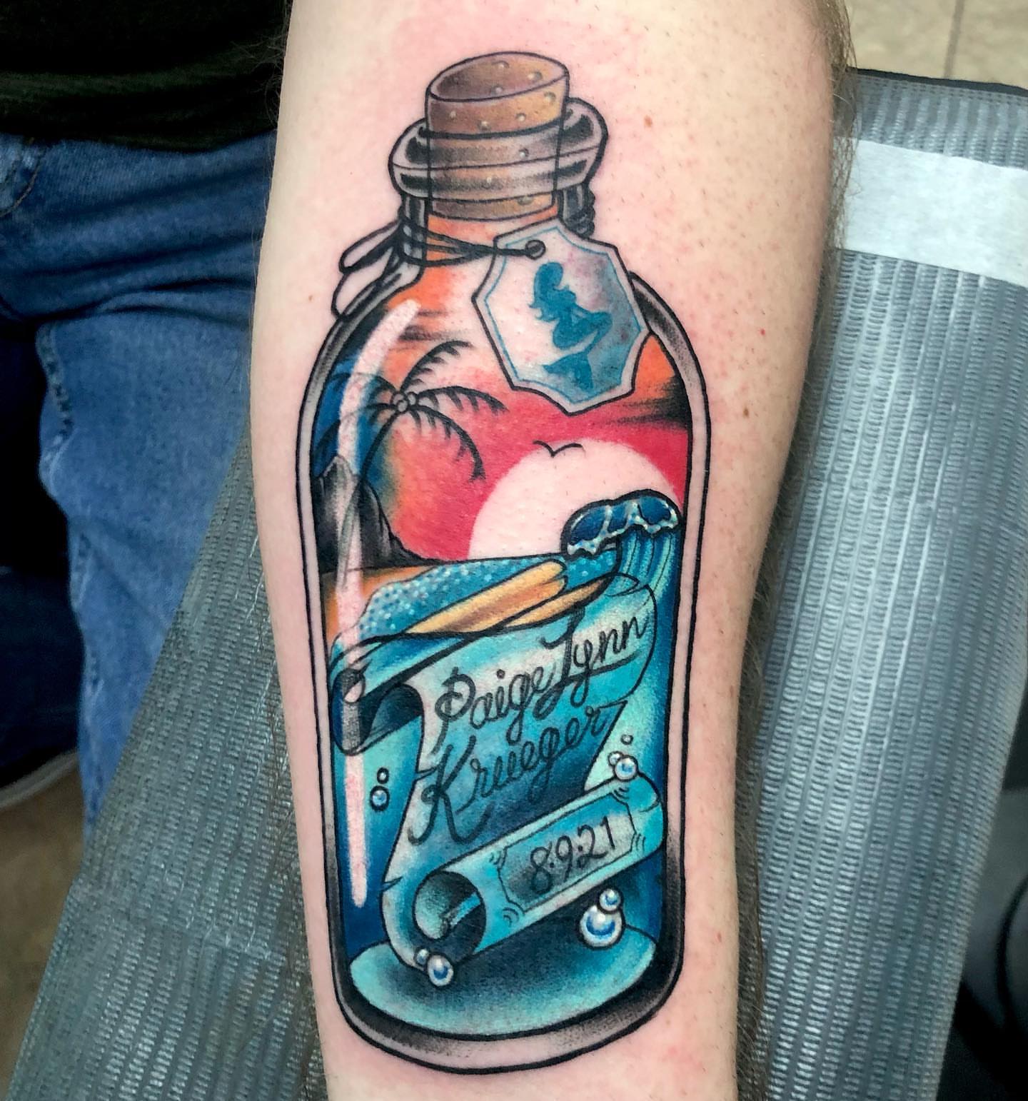 Tattoo by @iamcanada — american_traditional, watercolor