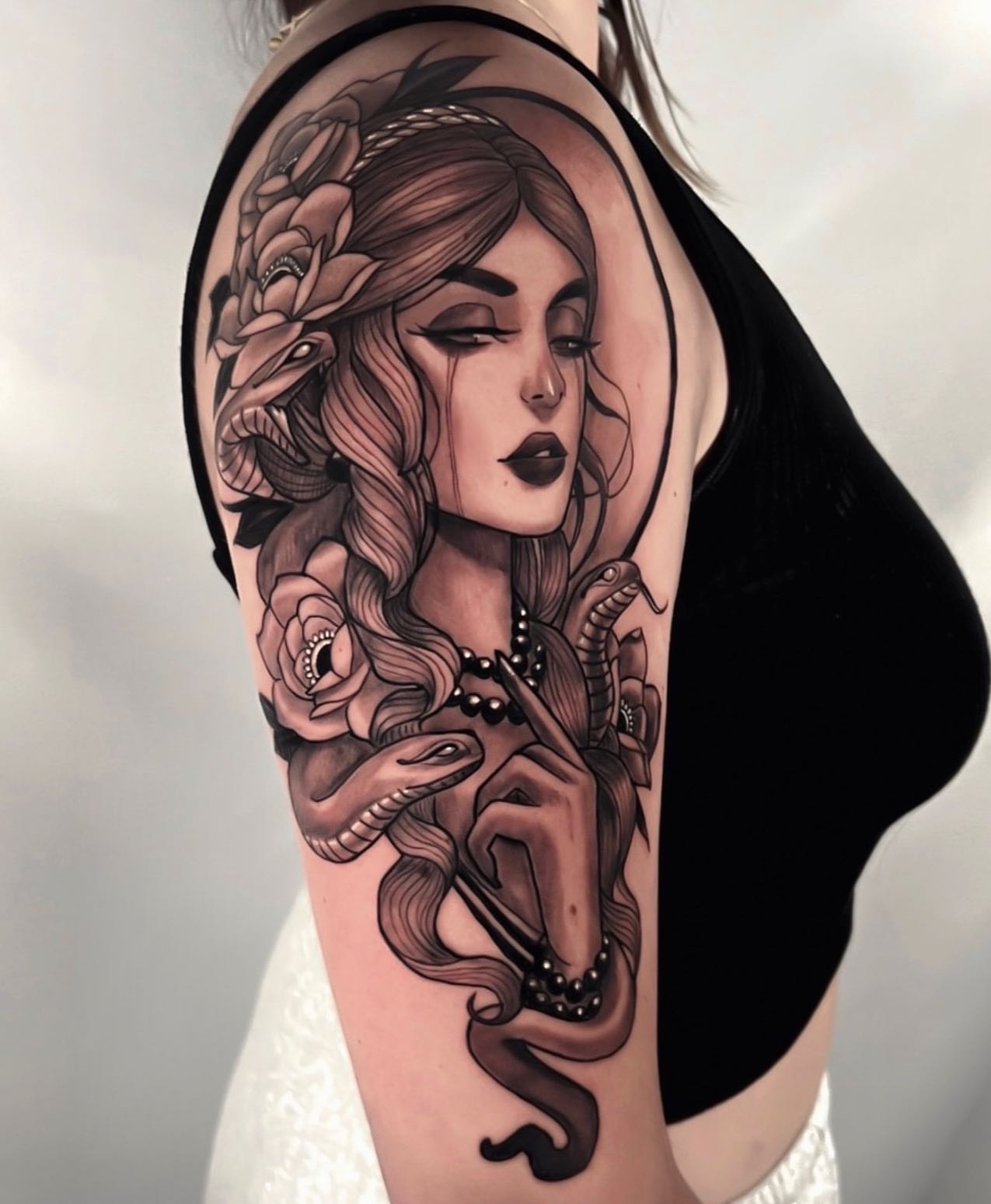 Tattoo by @artofwilso — american_traditional, dark_realism