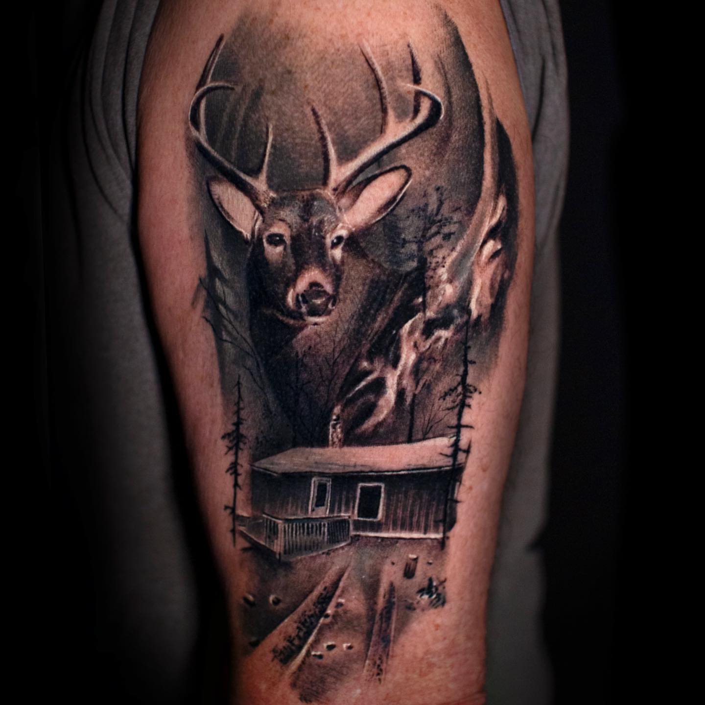 Tattoo by @nickjonestattoos — realism, dark_realism