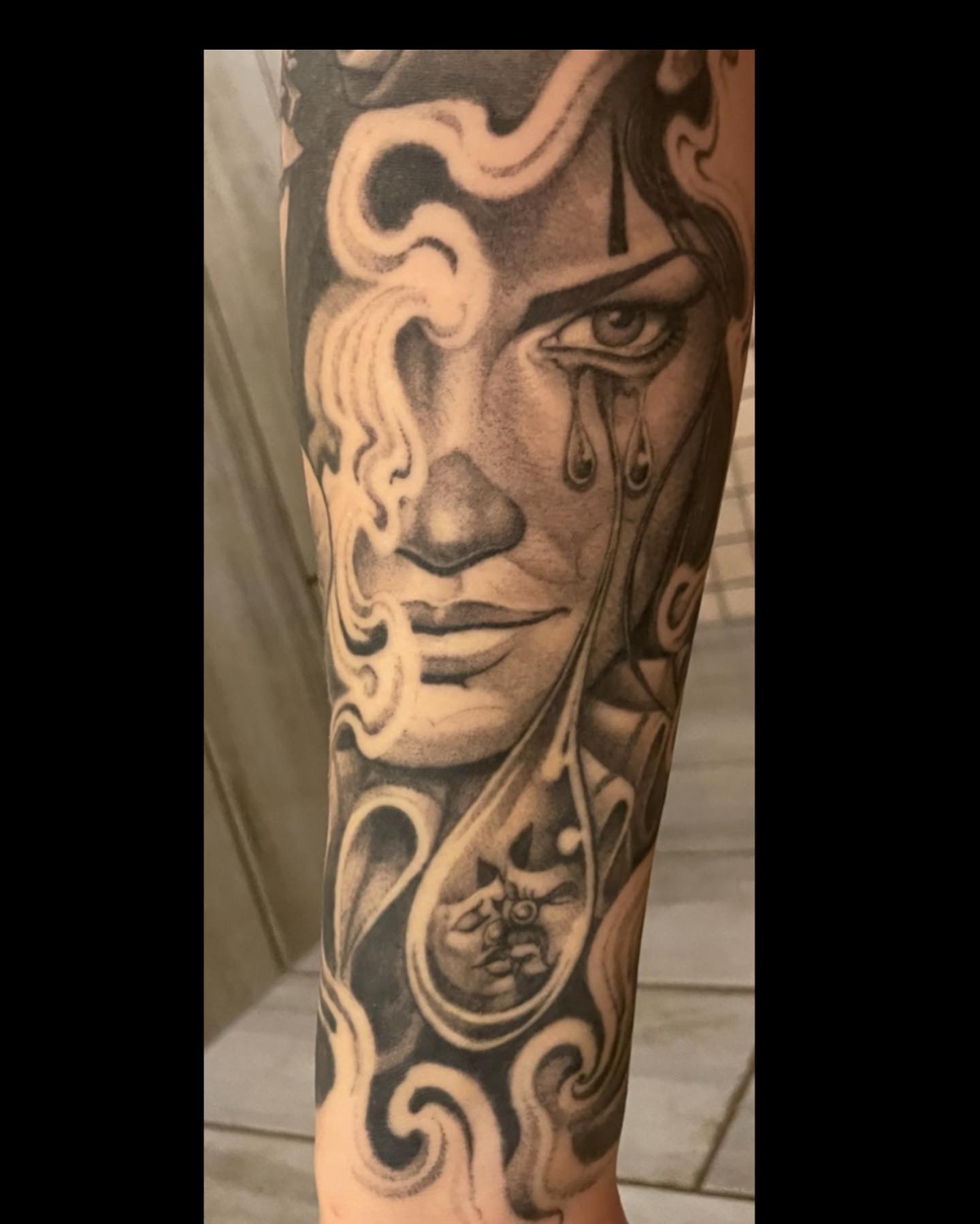 Tattoo by @justinhendrick — realism, black_and_grey