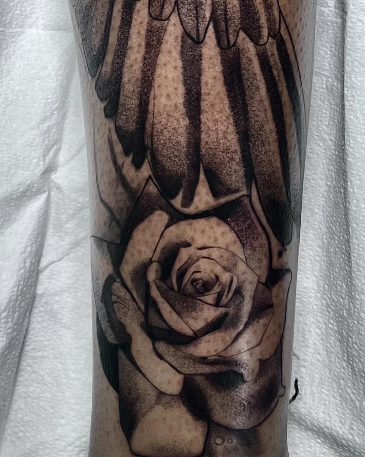 Tattoo by @javiink_rm — black_and_grey, realism