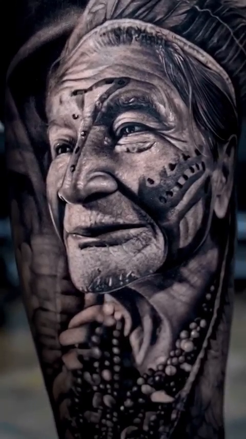 Tattoo by @estebanceron_art — realism, black_and_grey