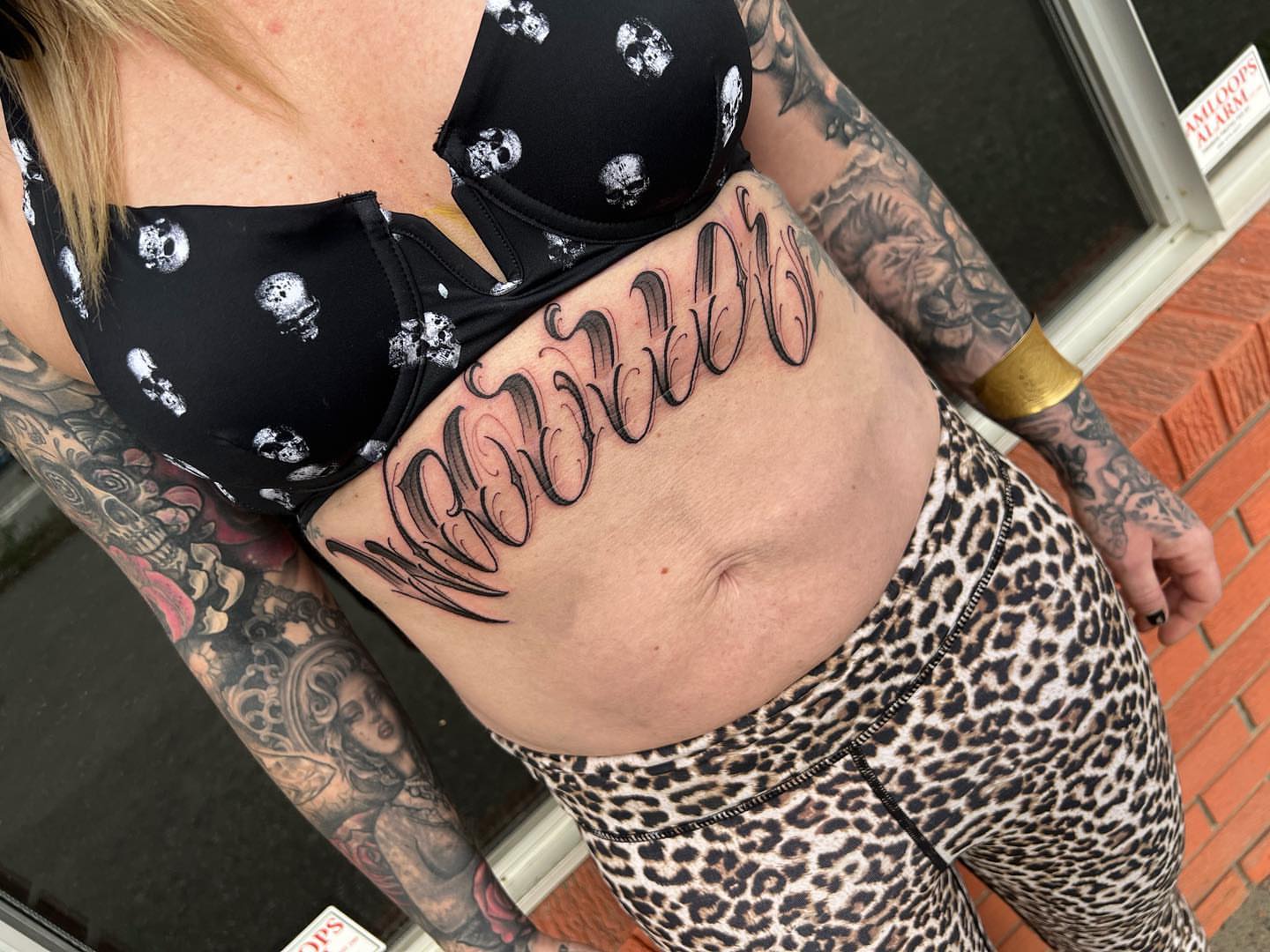 Tattoo by @thezaptrap — lettering_script