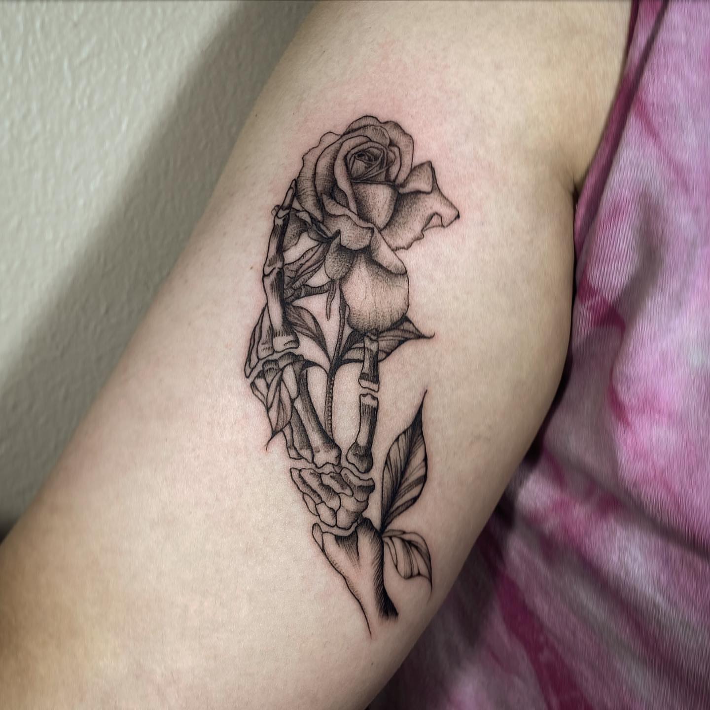 Tattoo by @c.x.dotline — black_and_grey