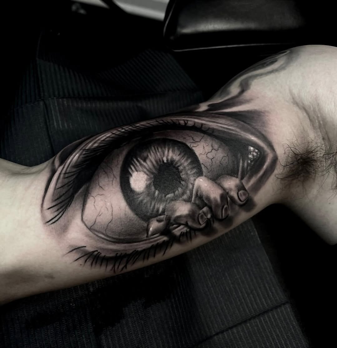 Tattoo by @jacobmartintattoos — realism, dark_realism