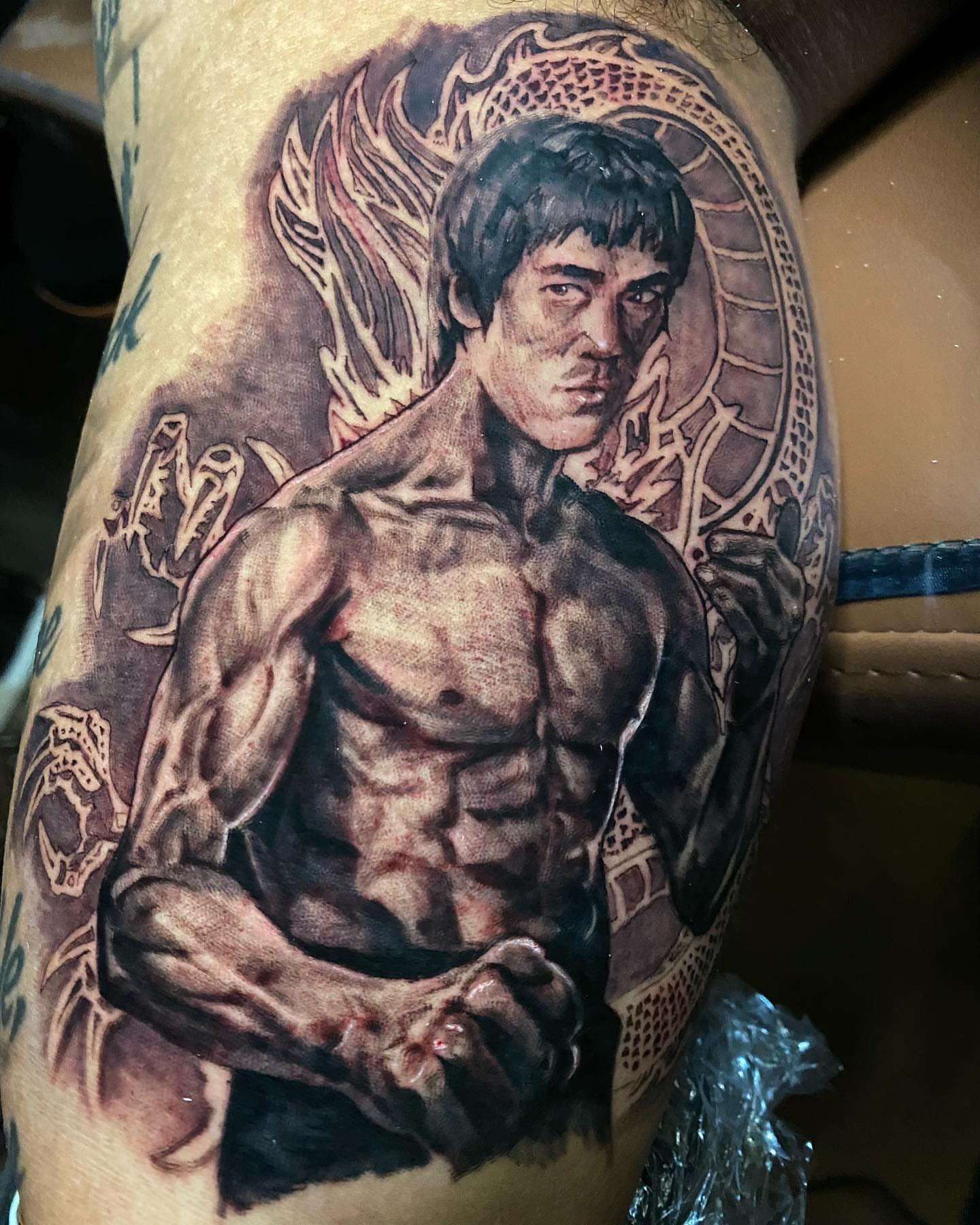 Tattoo by @jpeck_tattoos — realism, black_and_grey