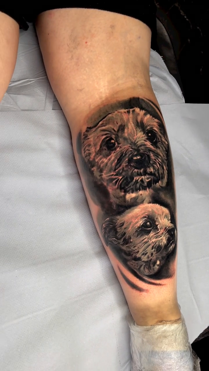 Tattoo by @sim_camillonitattoos — realism, black_and_grey