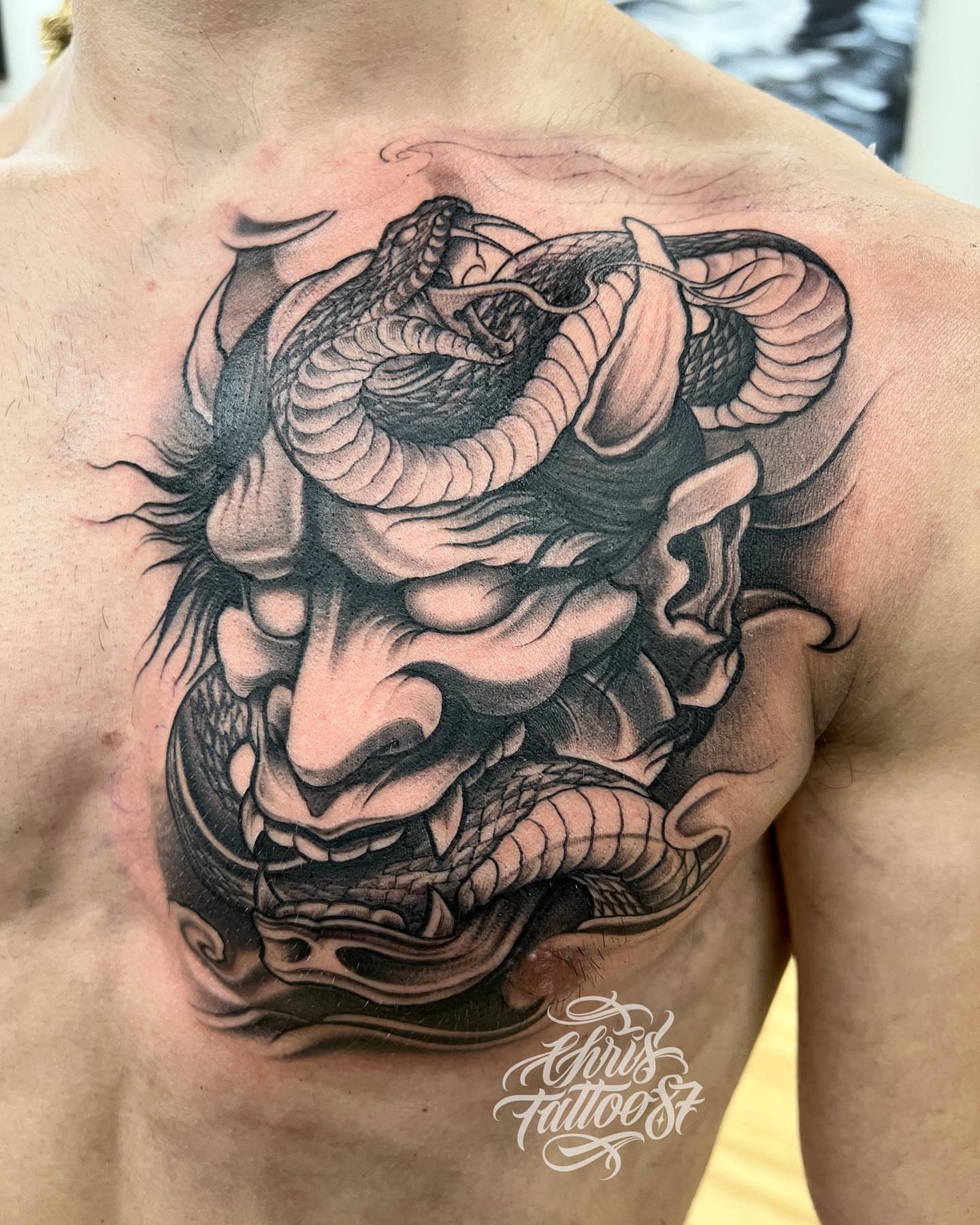 Tattoo by @chris_tattoo87 β japanese_irezumi